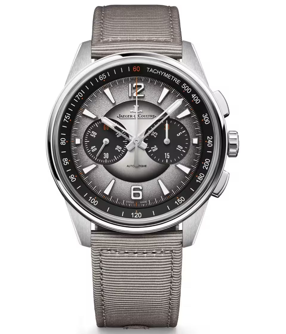 Polaris 42 mm Automatic Steel Chronograph Watch Two straps included Jaeger-LeCoultre