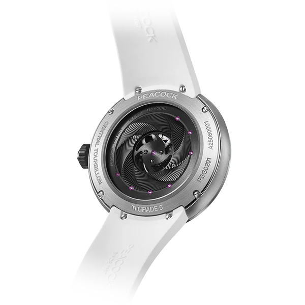 Peacock Black Hole Central Tourbillon Watch– Event Horizon Edition Peacock