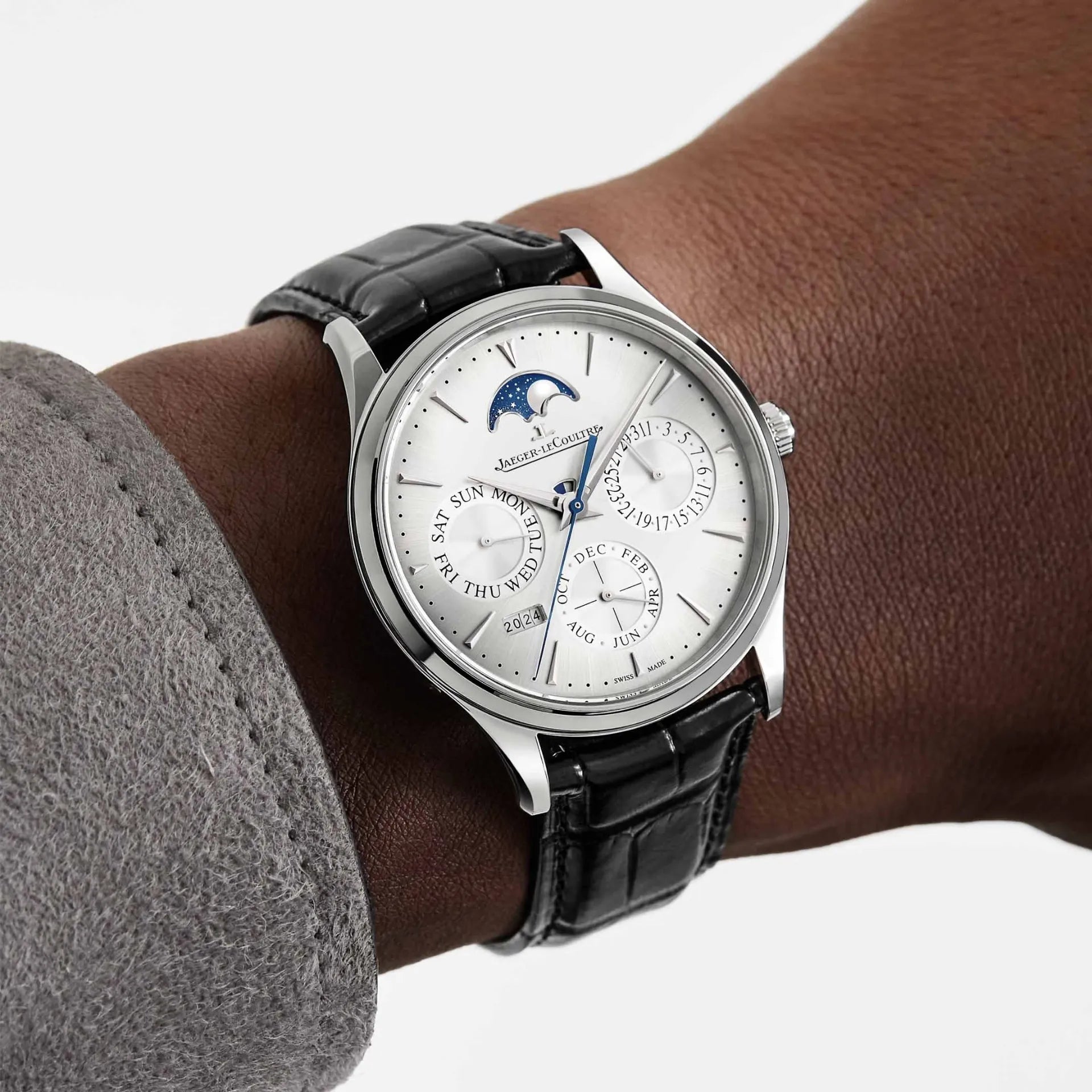 Master Ultra Thin 39 mm Automatic Steel Perpetual Calendar Ultra Thin Watch Jaeger-LeCoultre