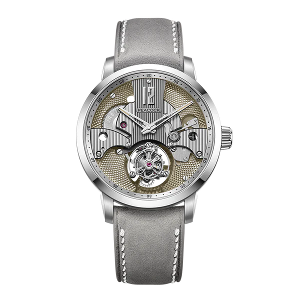 Peacock Witness Hand-Made Guilloché Tourbillon Watch - Reimagined Edition Peacock