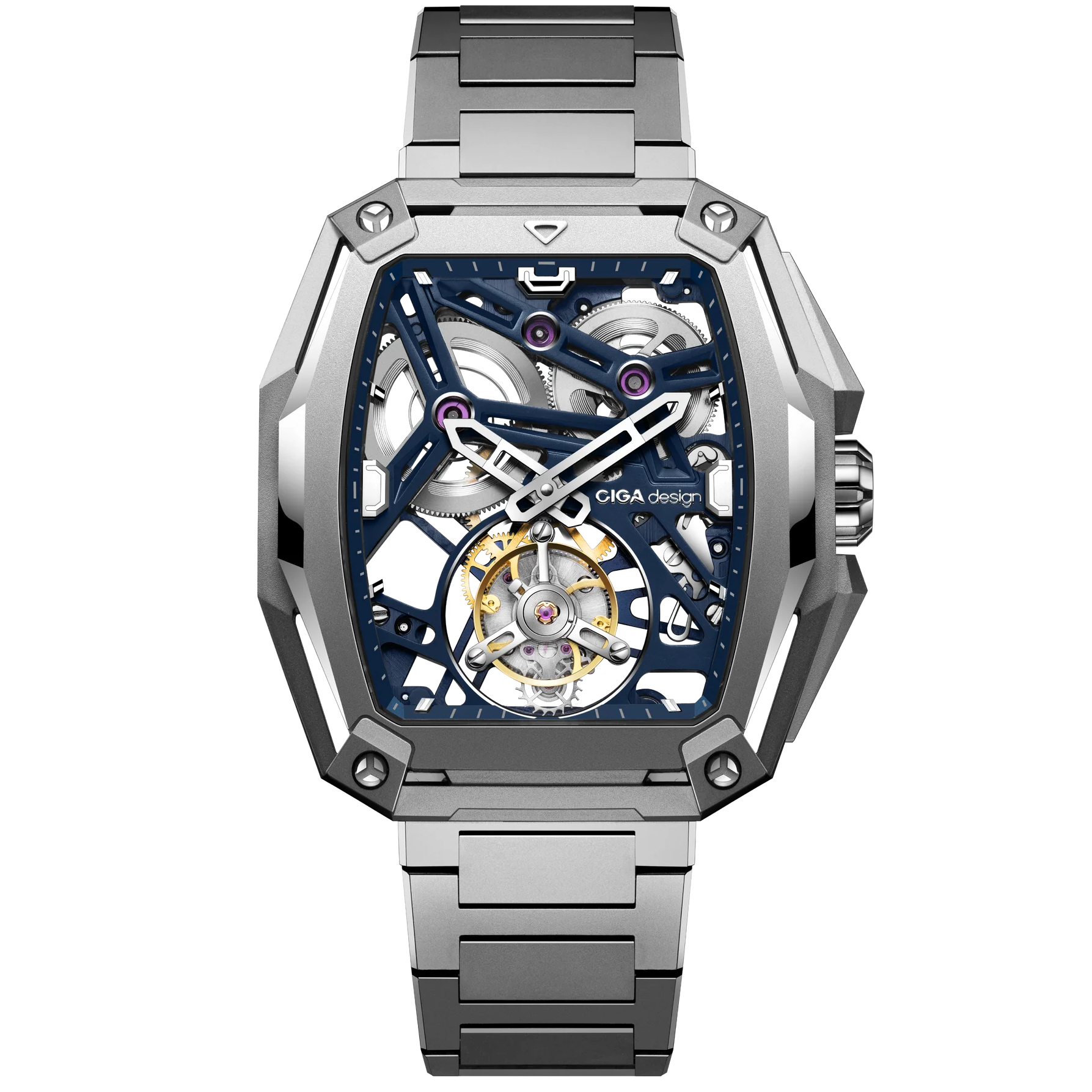 CIGA design ADVANCED SKELETON COMPLICATION WATCH HUNTER · TOURBILLON CIGA design