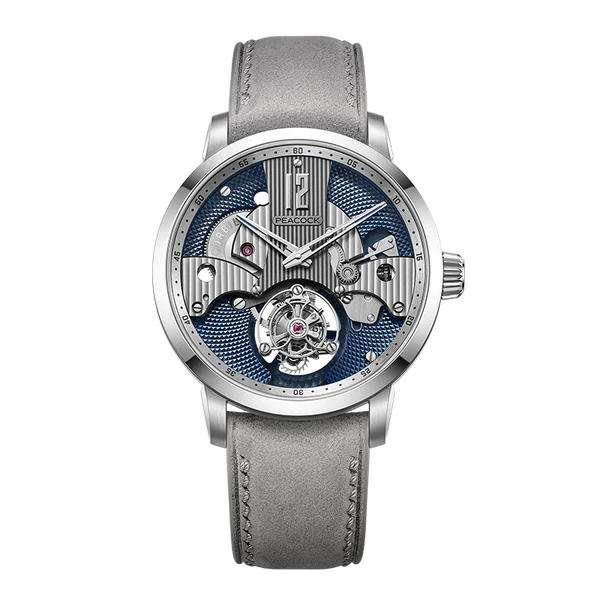 Peacock Witness Hand-Made Guilloché Tourbillon Watch - Reimagined Edition Peacock