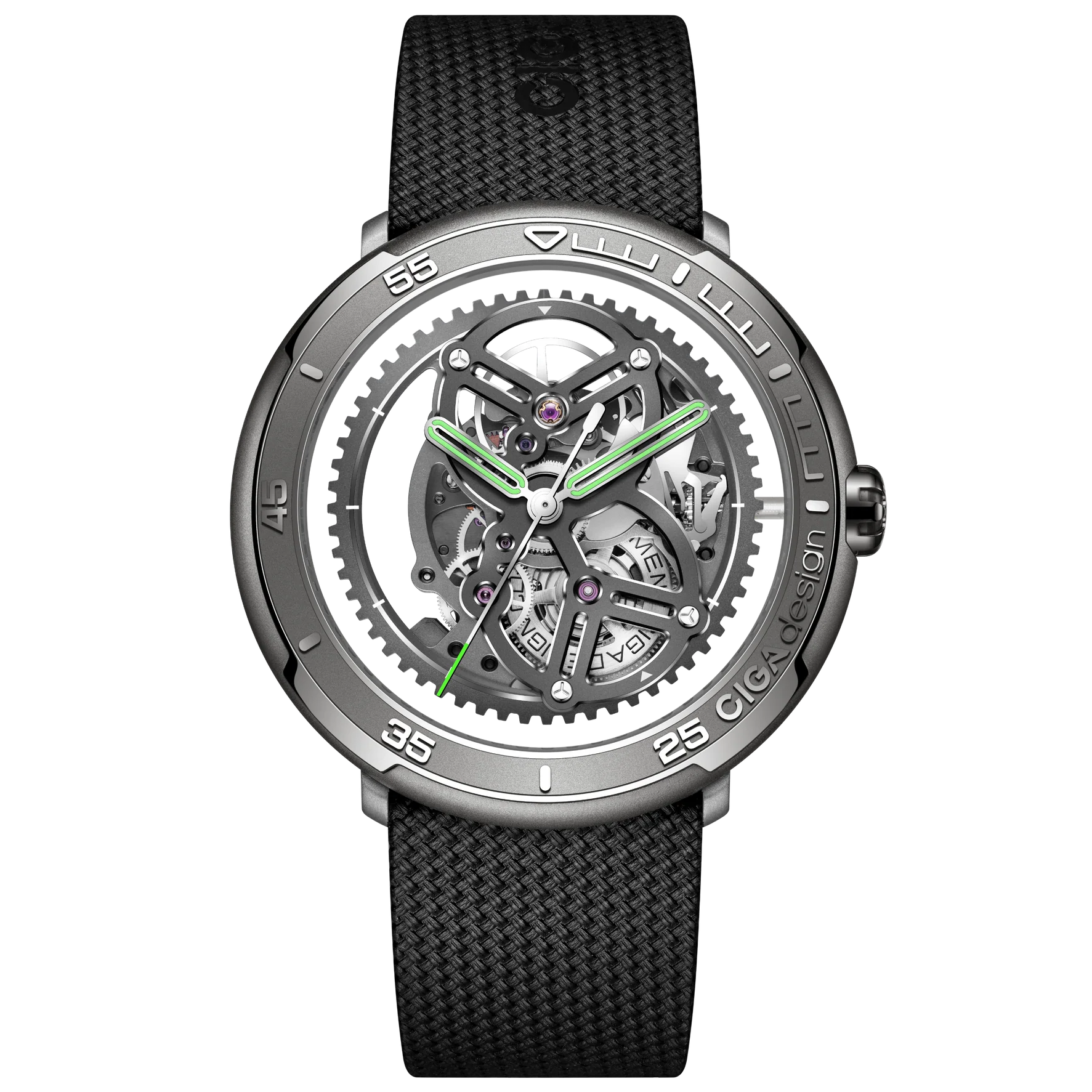 CIGA design RACING-INSPIRED AUTOMATIC SKELETON WATCH VECTOR Titanium CIGA design