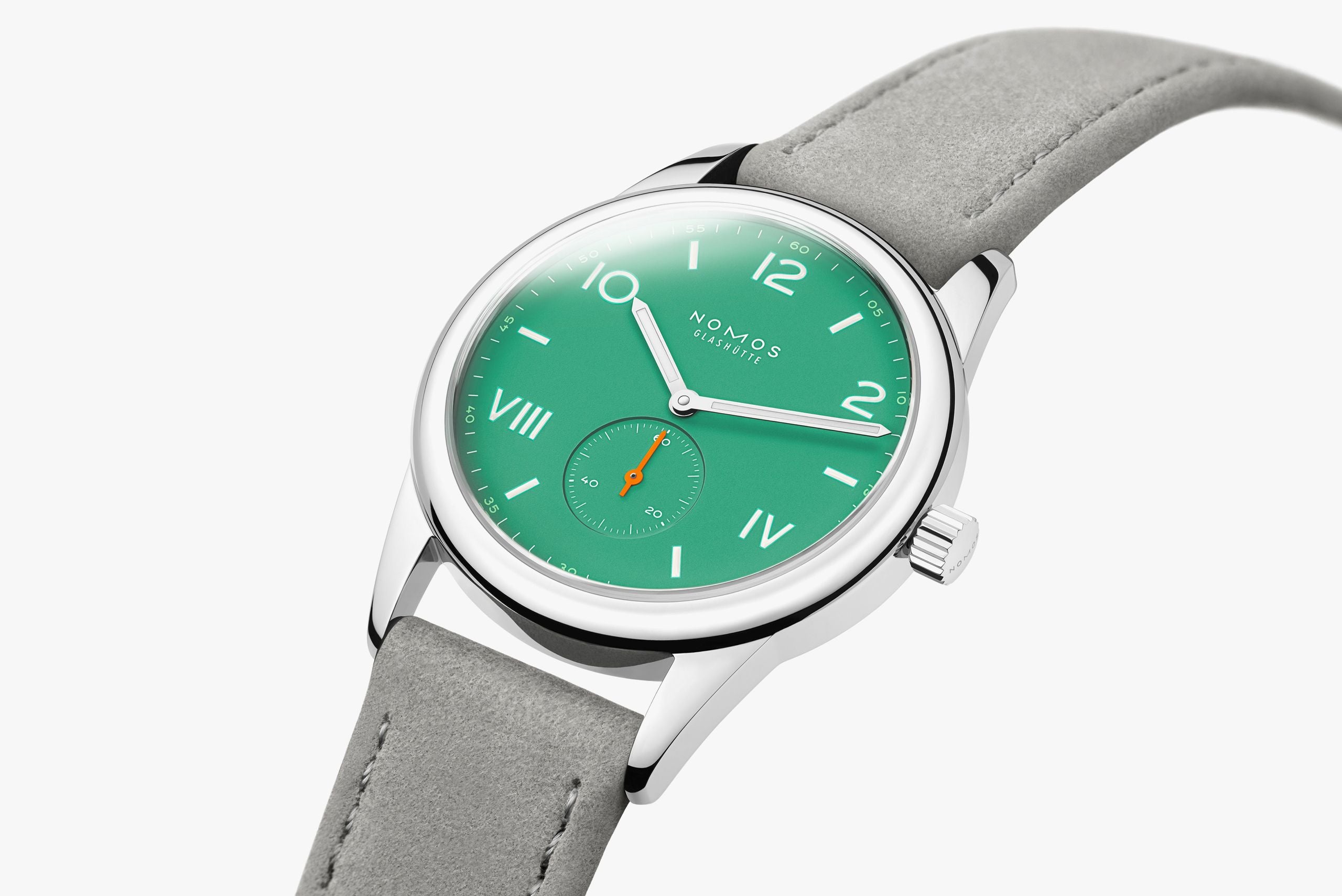 Club Campus 38 electric green NOMOS Glashütte
