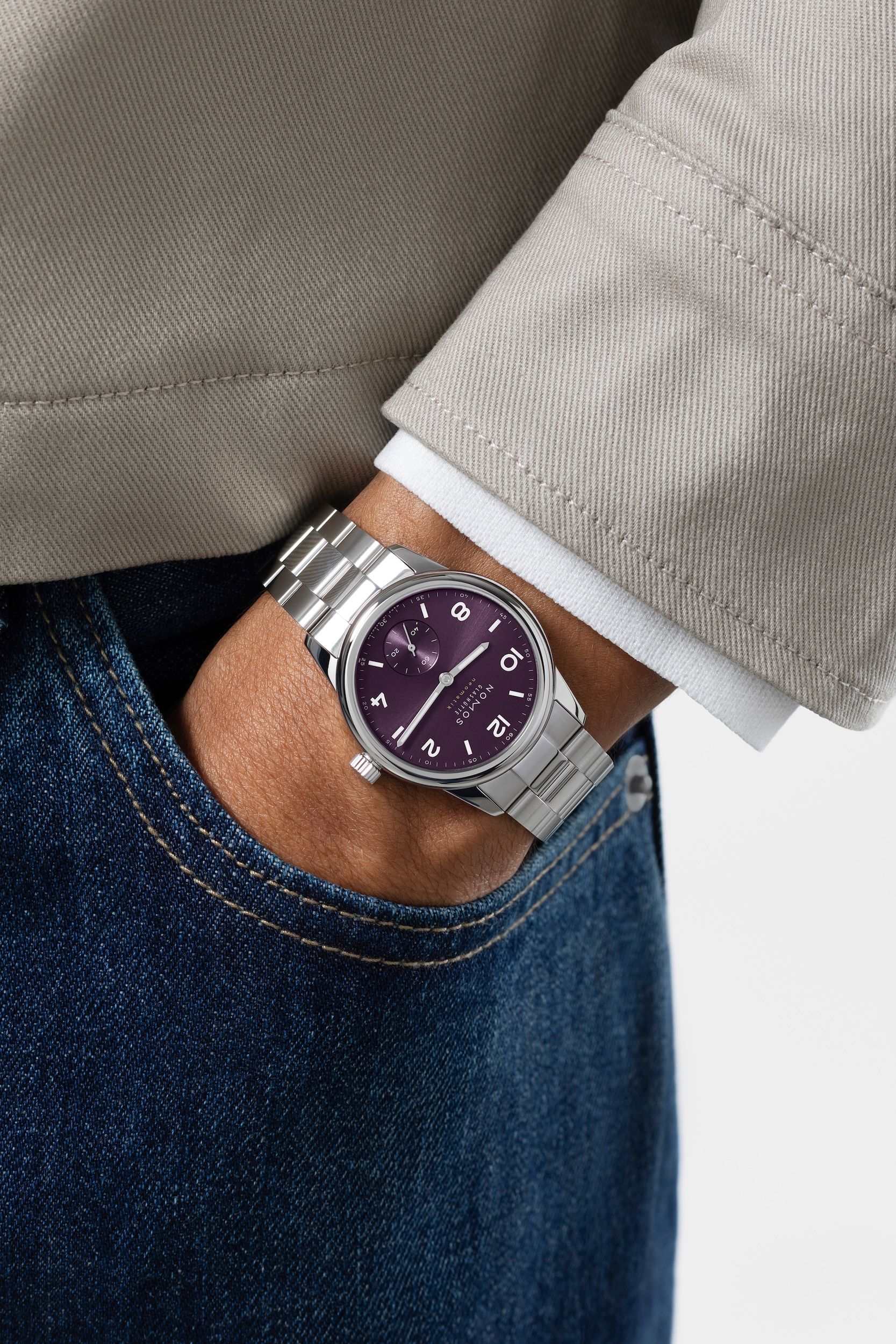 Club Sport neomatik 34 purple NOMOS Glashütte