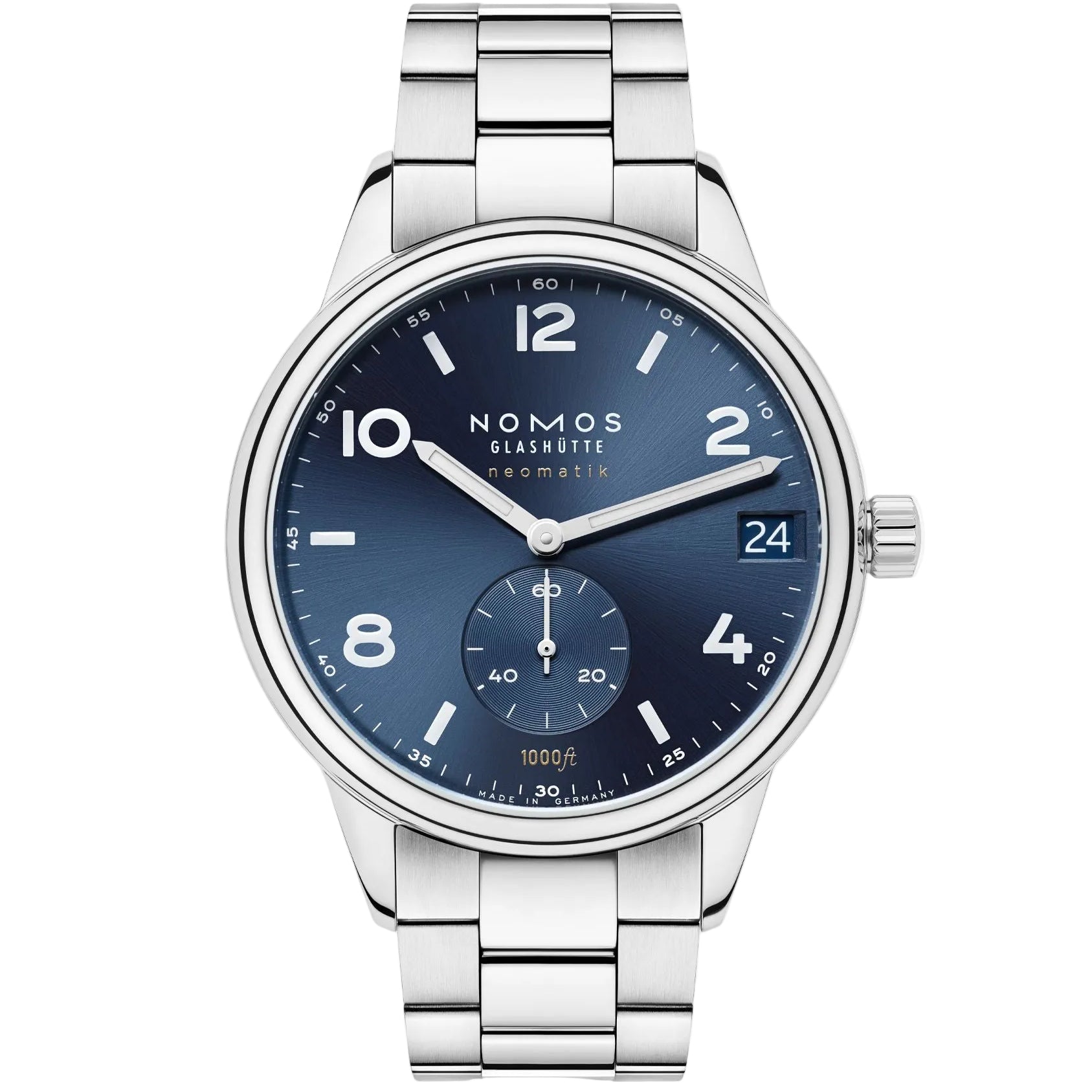 Club Sport neomatik 42 date blue NOMOS Glashütte