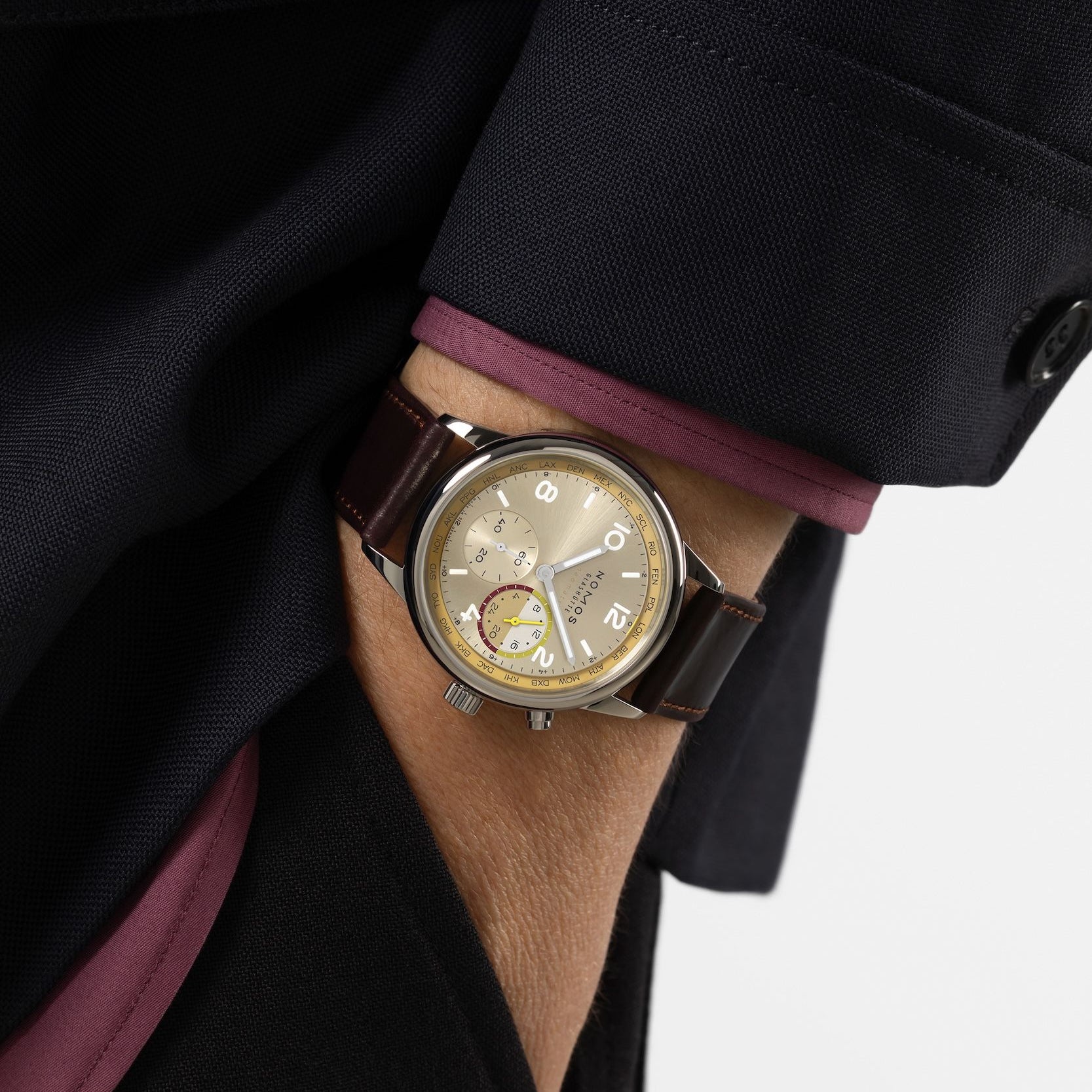 Club Sport neomatik Worldtimer Reverie NOMOS Glashütte