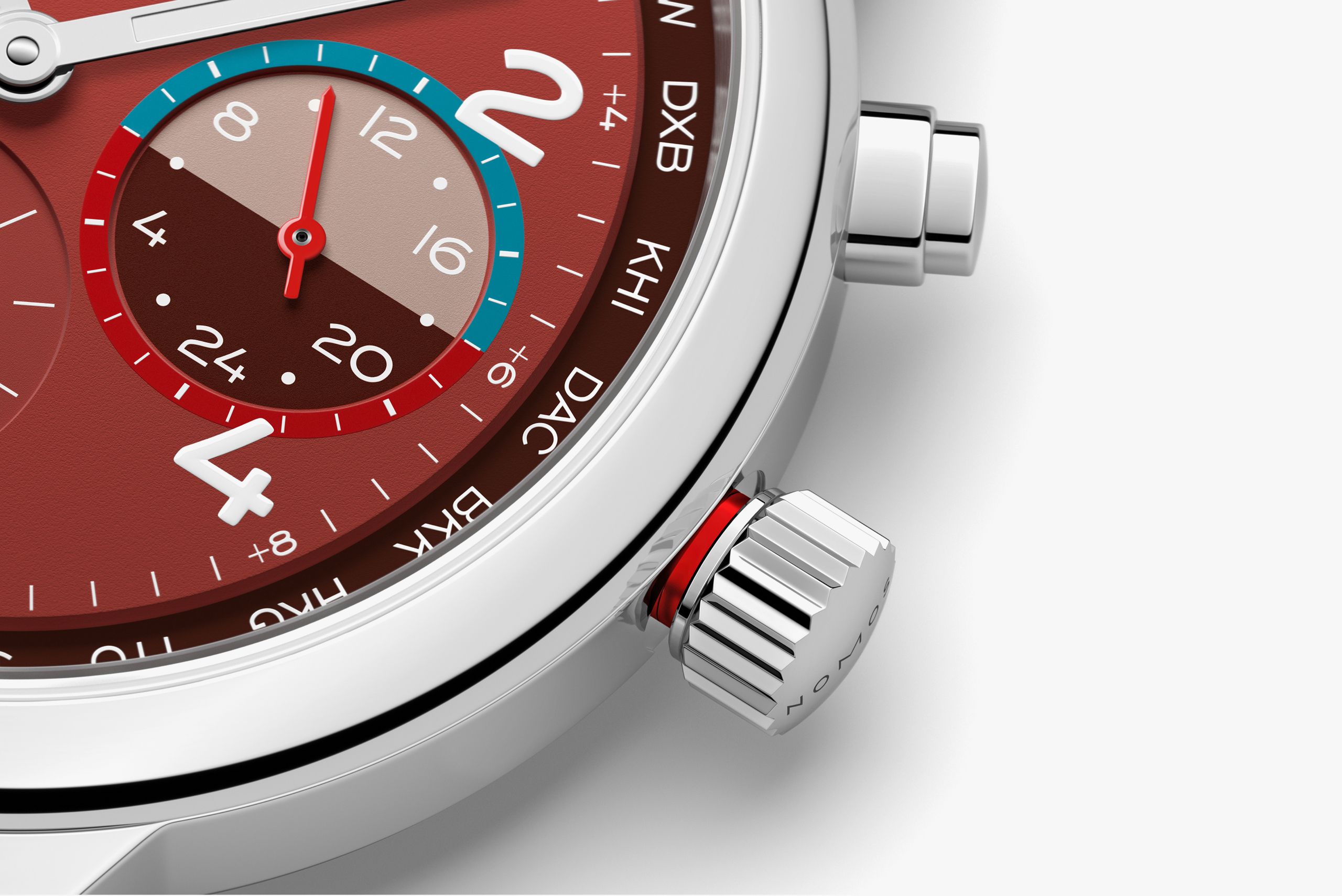 Club Sport neomatik Worldtimer Magma NOMOS Glashütte
