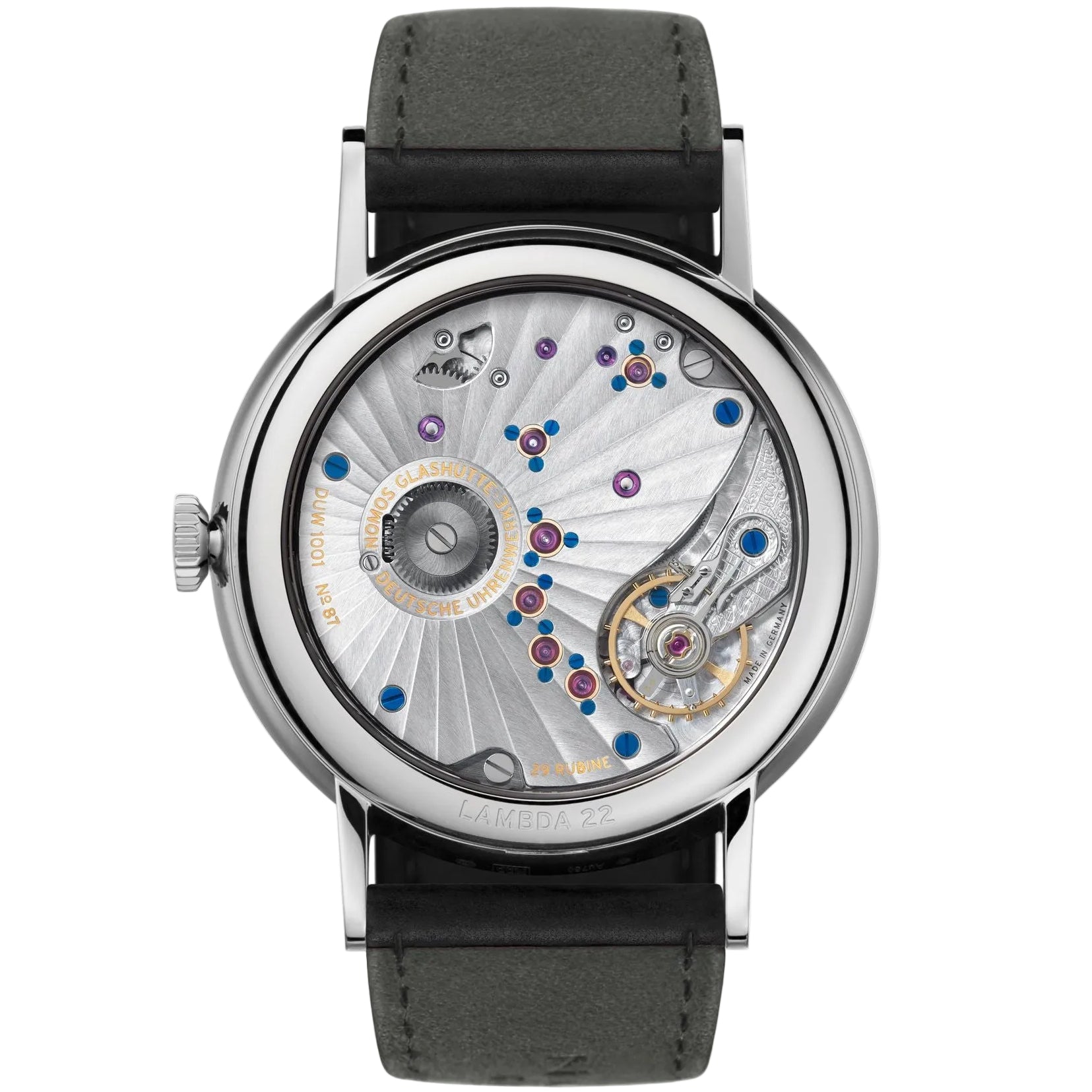 Lambda white gold NOMOS Glashütte