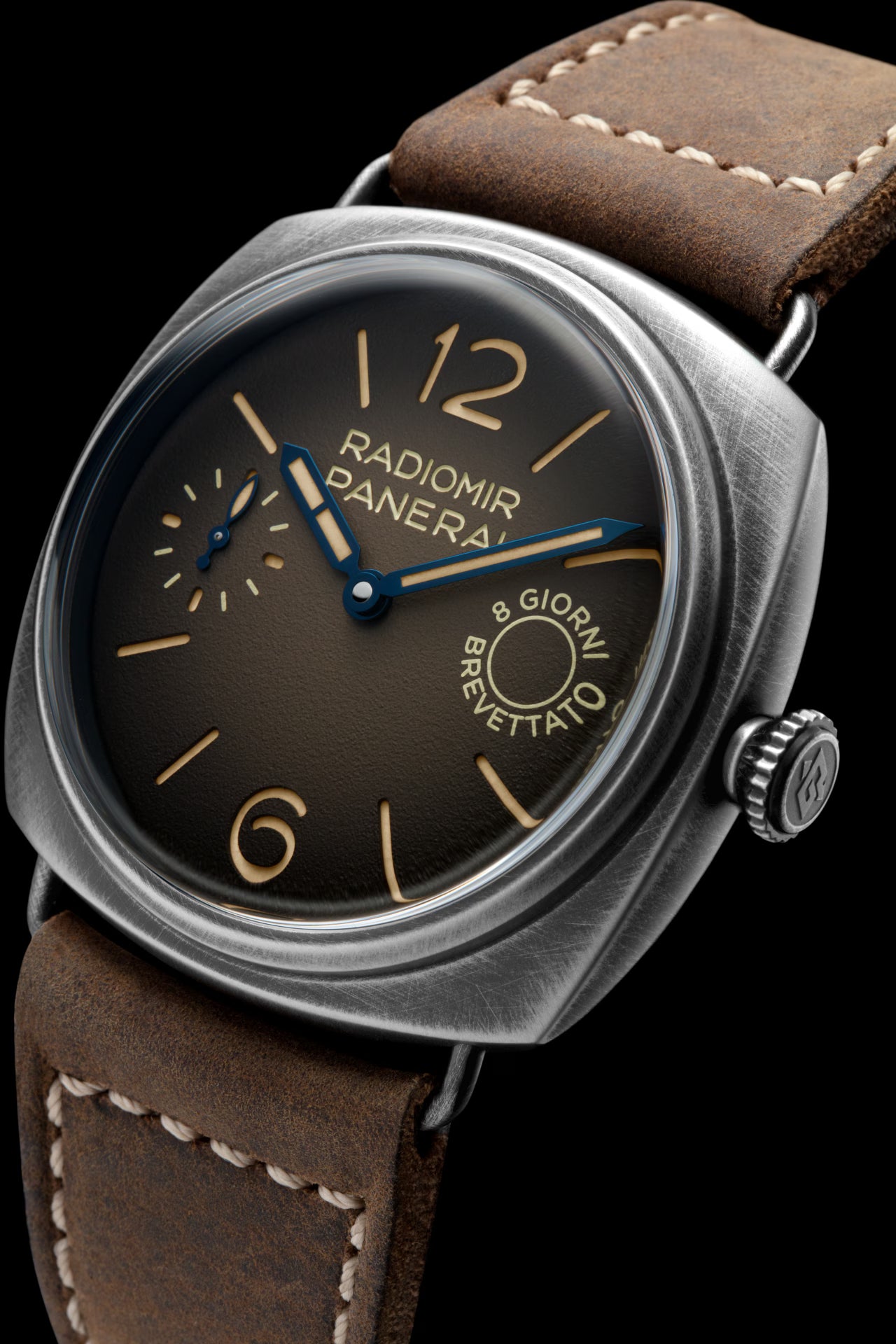 Radiomir 8 Giorni 45mm, Steel with PVD coating PAM01347