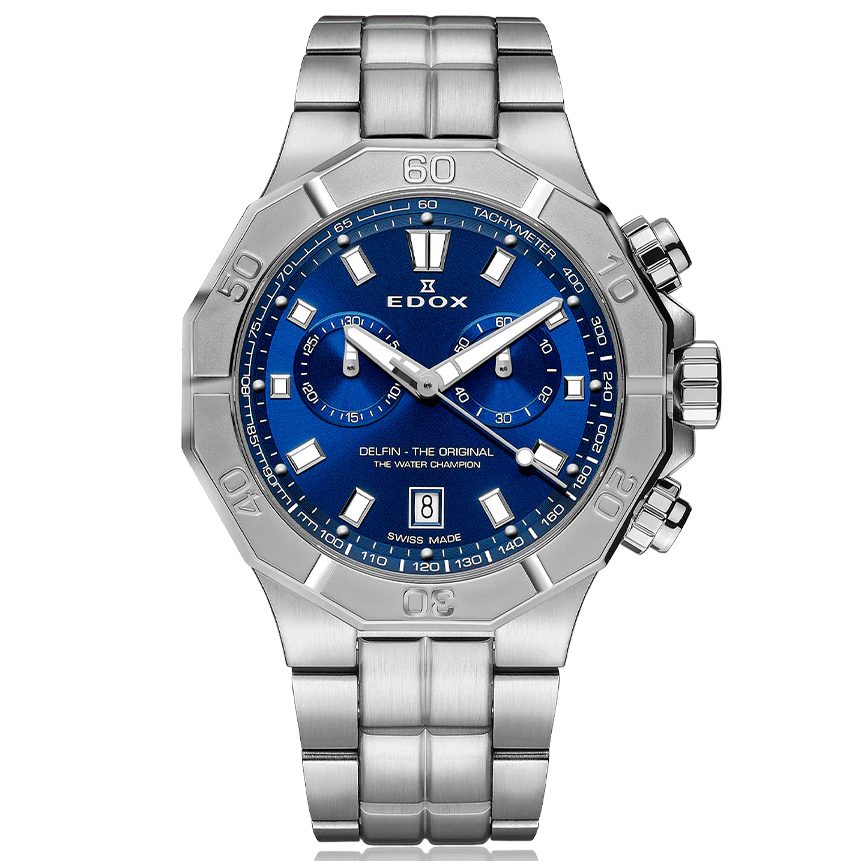 EDOX MEN'S DELFIN THE ORIGINAL CHRONOGRAPH QUARTZ WATCH