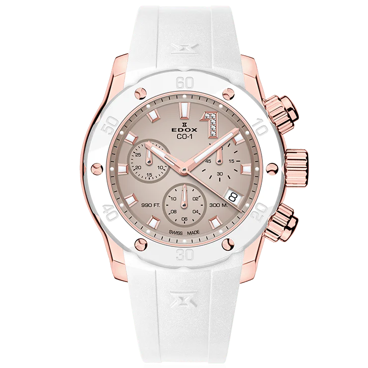 EDOX LADIES CO-1 CHRONOLADY QUARTZ WATCH