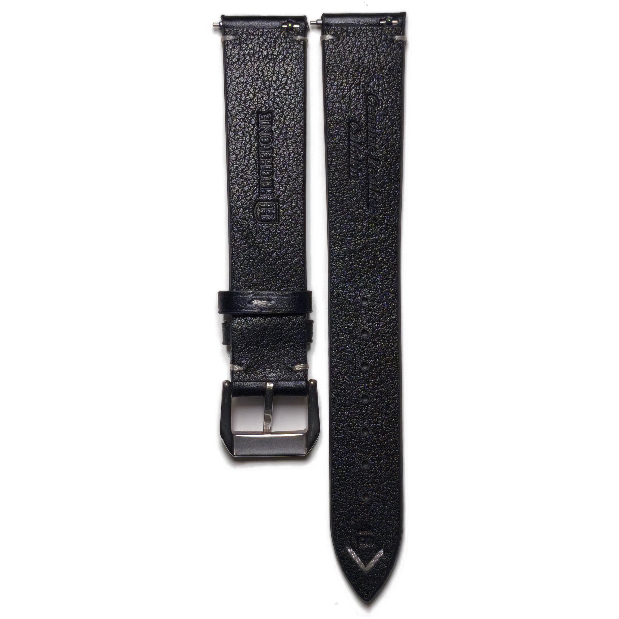 Hightone Leather Black Band 18mm
