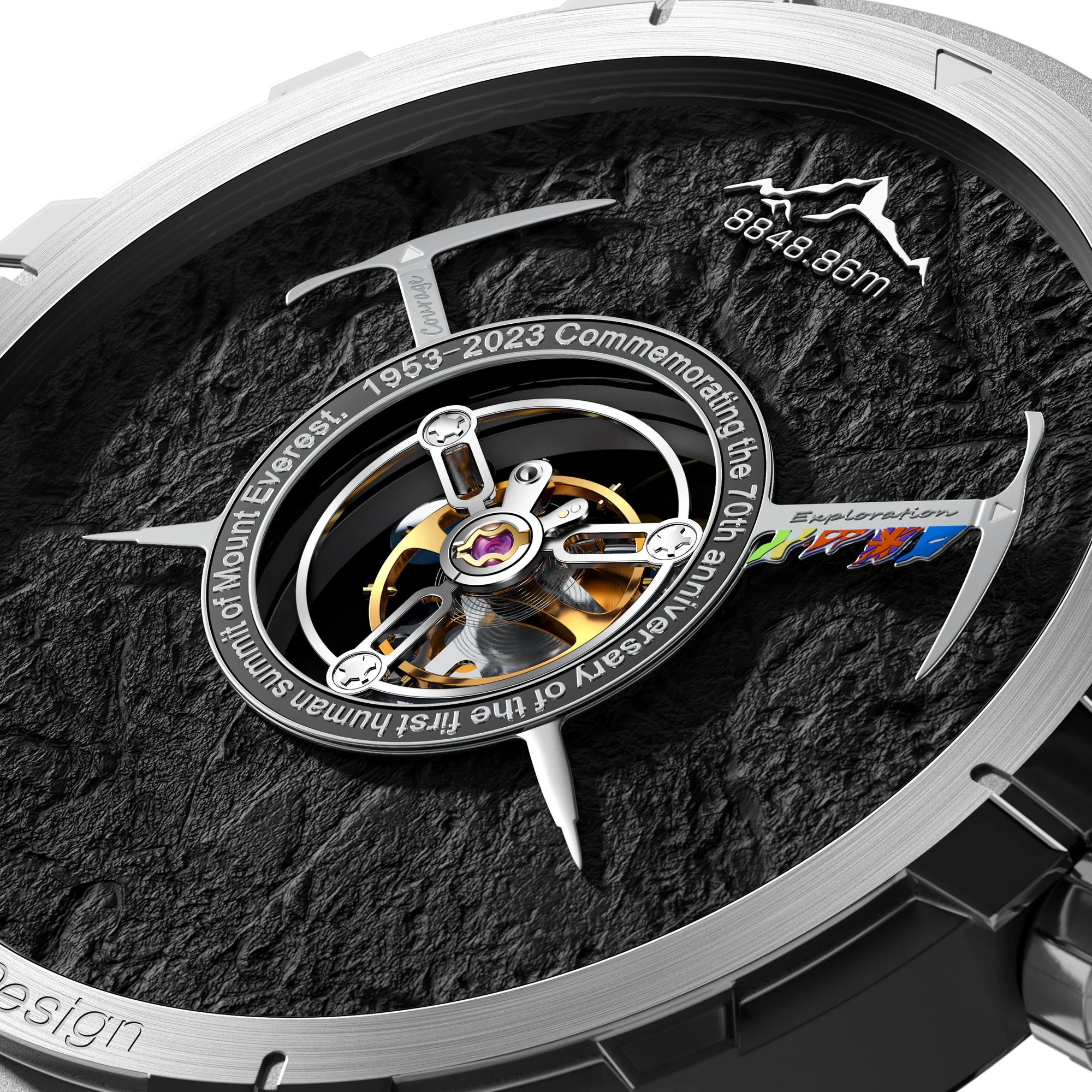 CIGA design CENTRAL TOURBILLON WATCH · EVEREST 70TH ANNIVERSARY EDITION Titanium