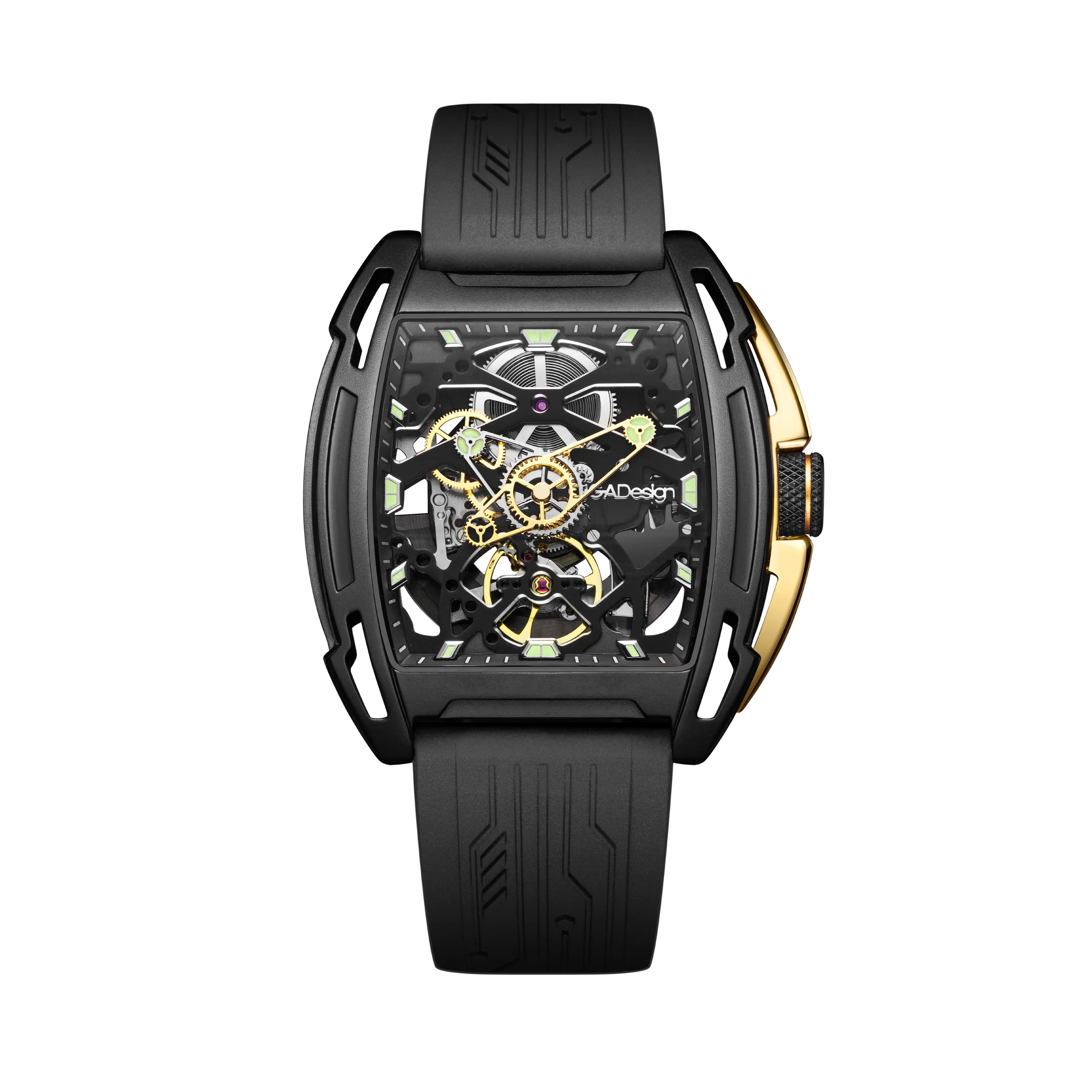 CIGA design AUTOMATIC SKELETON WATCH · EDGE EXPLORATION Black