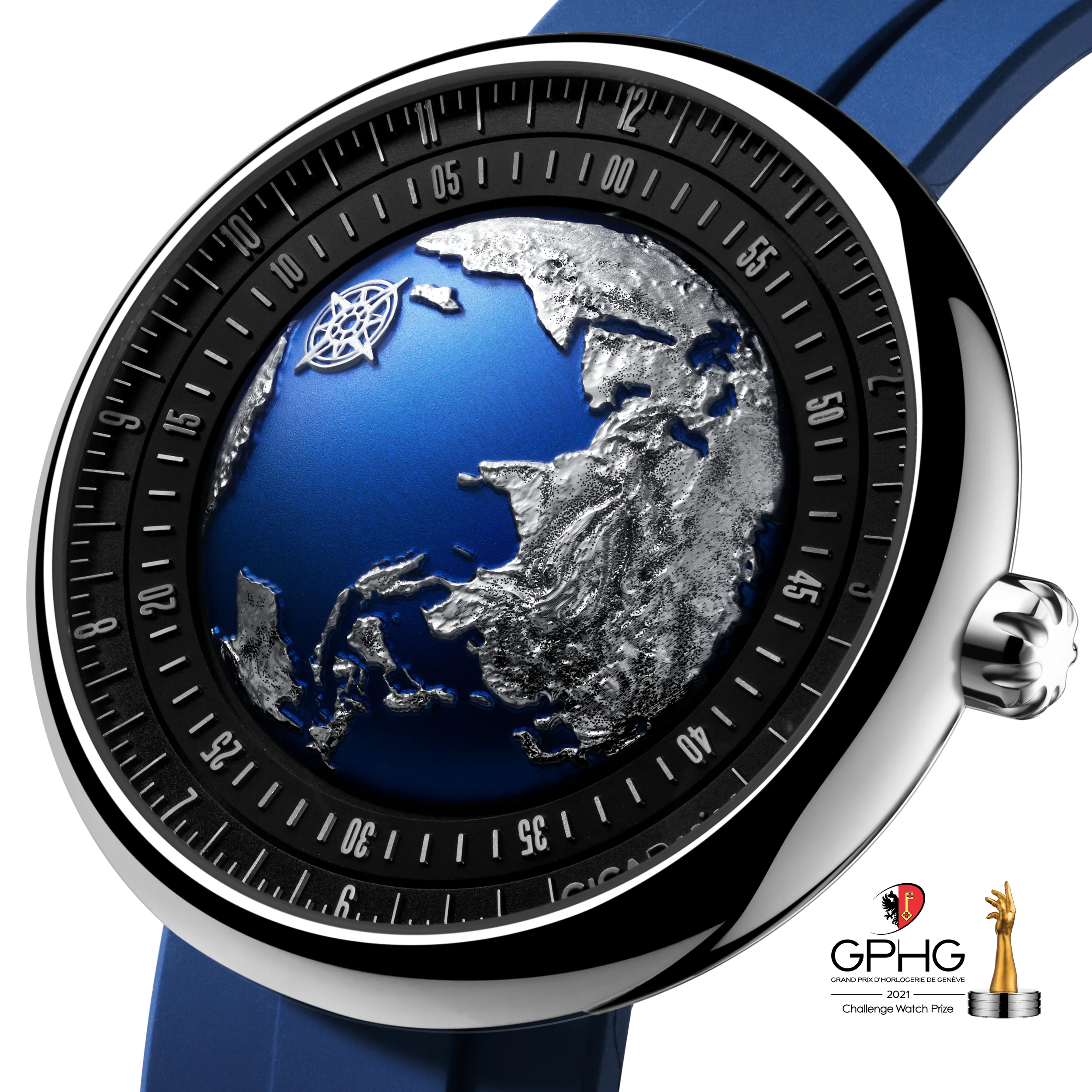 CIGA design MECHANICAL WATCH BLUE PLANET II Titanium alloy Case 43mm