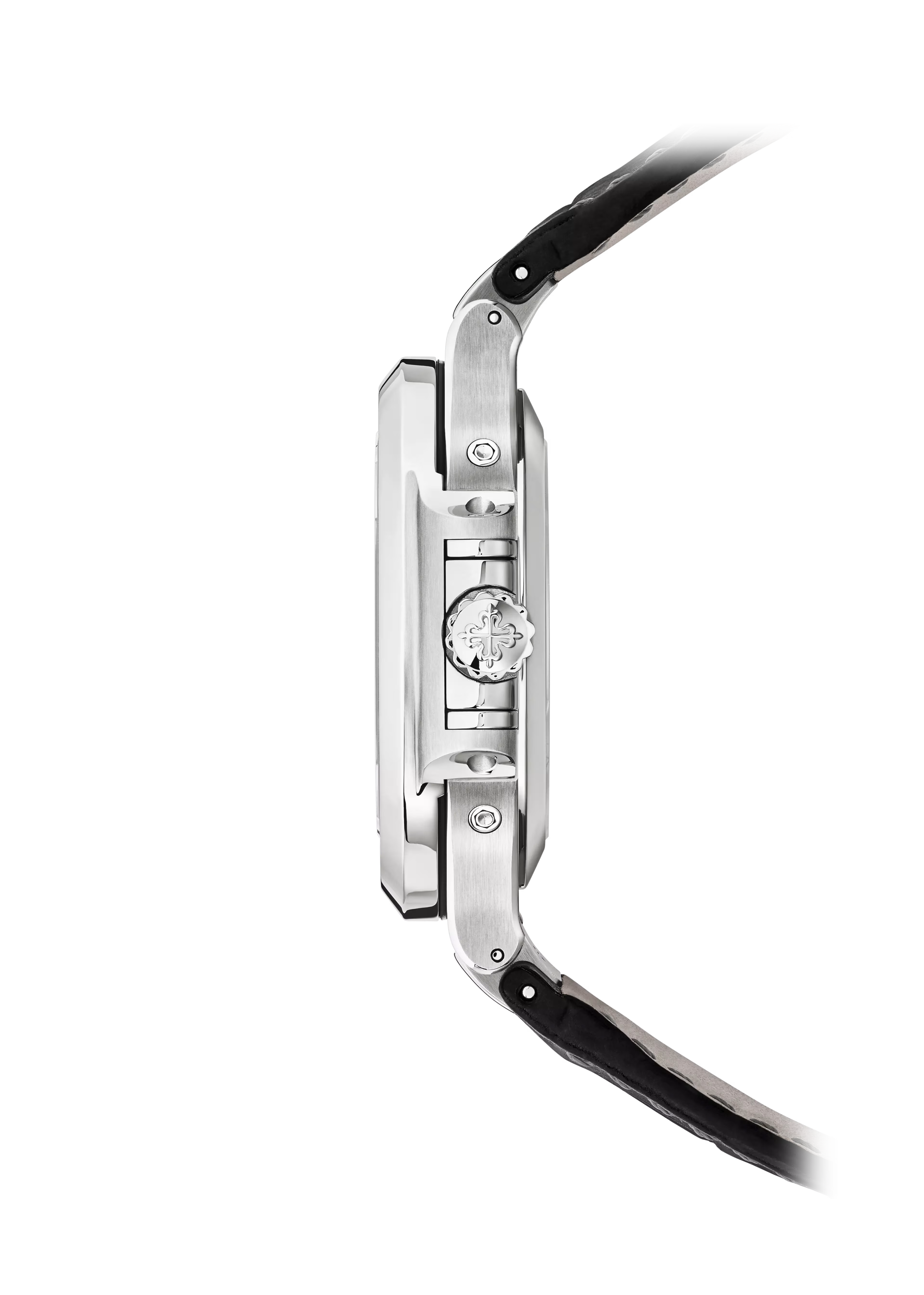 Patek Philippe Nautilus 5726A-001 Black Gradient 40.5Mm Stainless Steel Black Leather Straps Men’S Watch