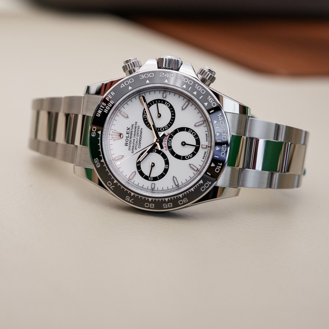 Rolex Cosmograph Daytona 126500LN-0001 Oyestersteel Automatic White Panda Index Dial
