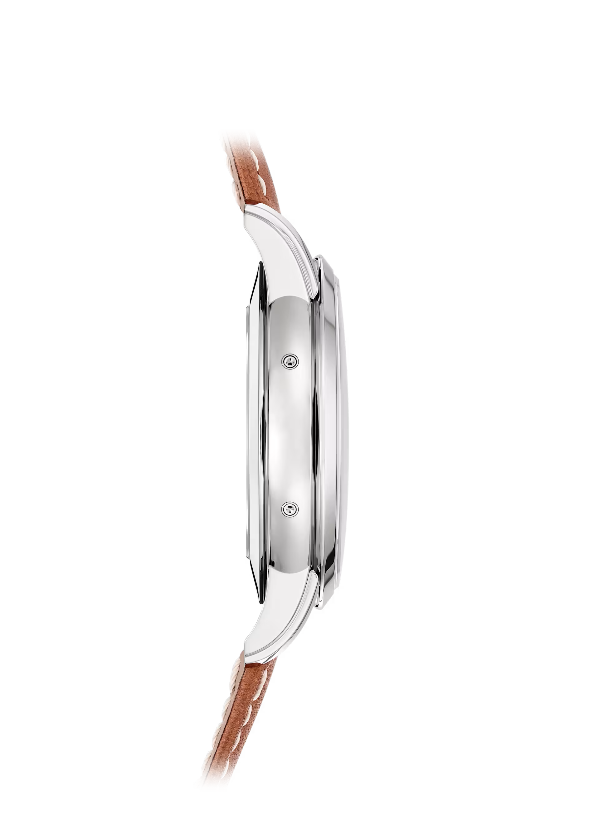 ساعة باتيك فيليب كالاترافا 5212A-001، مينا فضي أوبالين، سوار جلدي، قطر 40 مم، ساعة رجالية