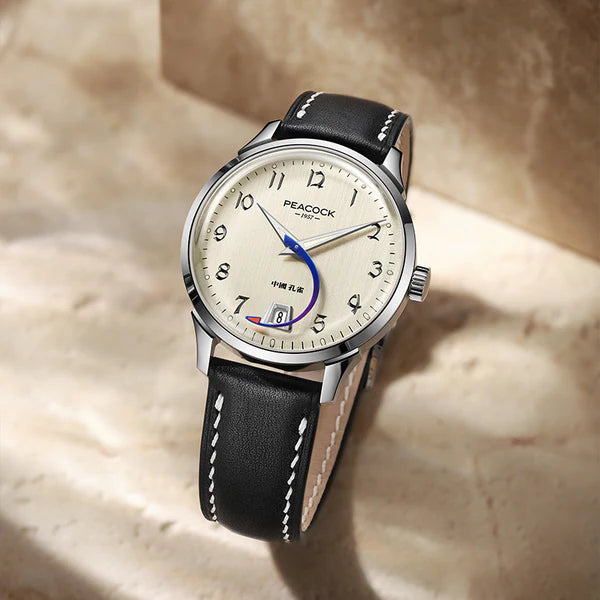 Peacock Perfection Classic 1953 'Aircraft Hand' Vintage Watch Peacock