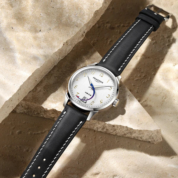Peacock Perfection Classic 1953 'Aircraft Hand' Vintage Watch Peacock