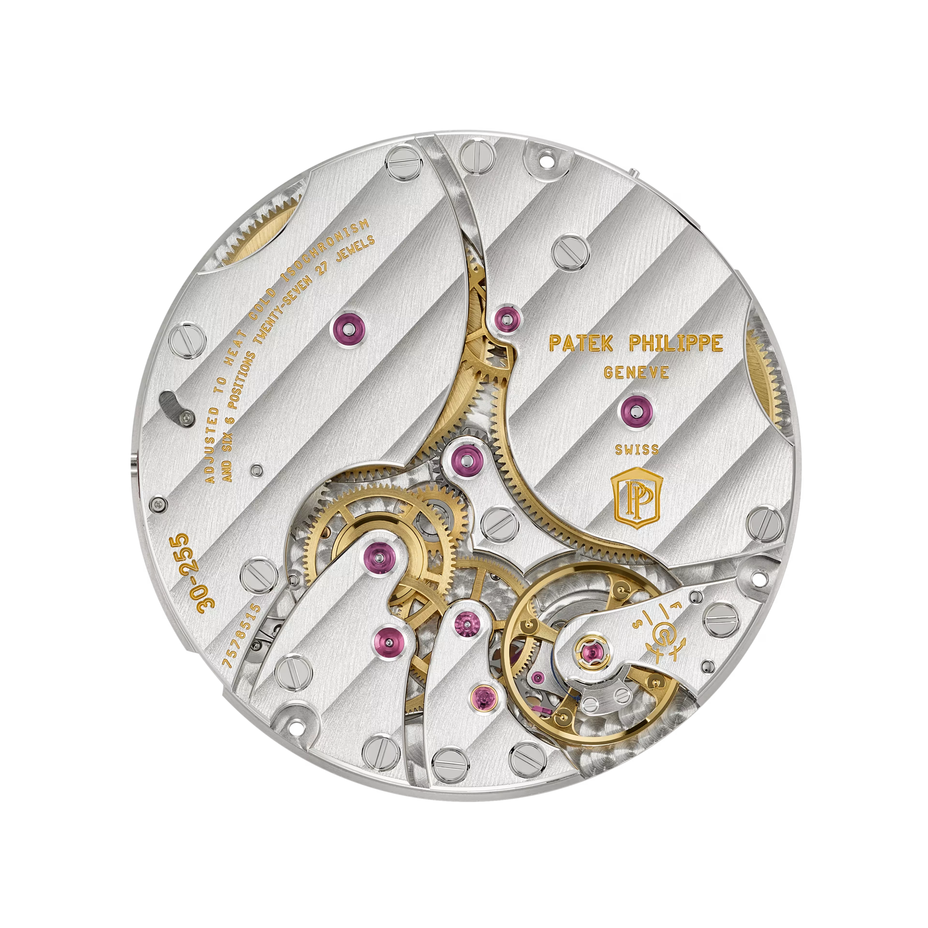 ساعة باتيك فيليب كالاترافا 6119G-001 أوتوماتيكية بمينا رمادي