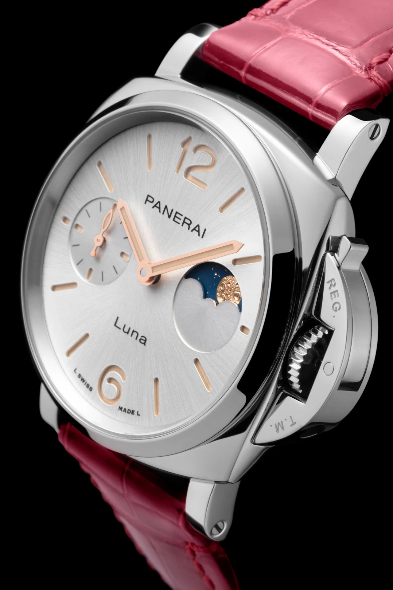 Luminor Due Luna 38mm, Steel PAM01557
