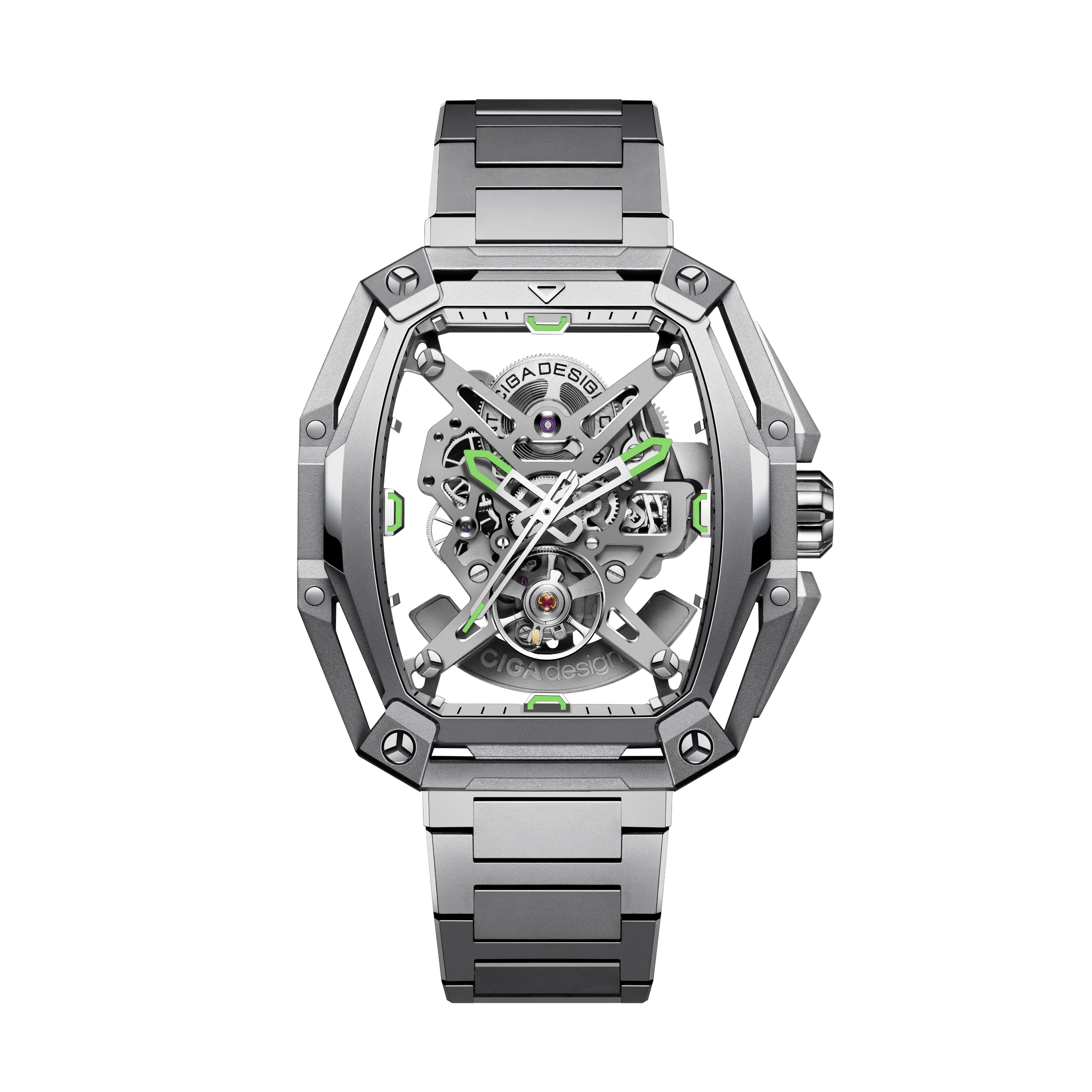 CIGA design AUTOMATIC WATCH · HUNTER Silver 43mm