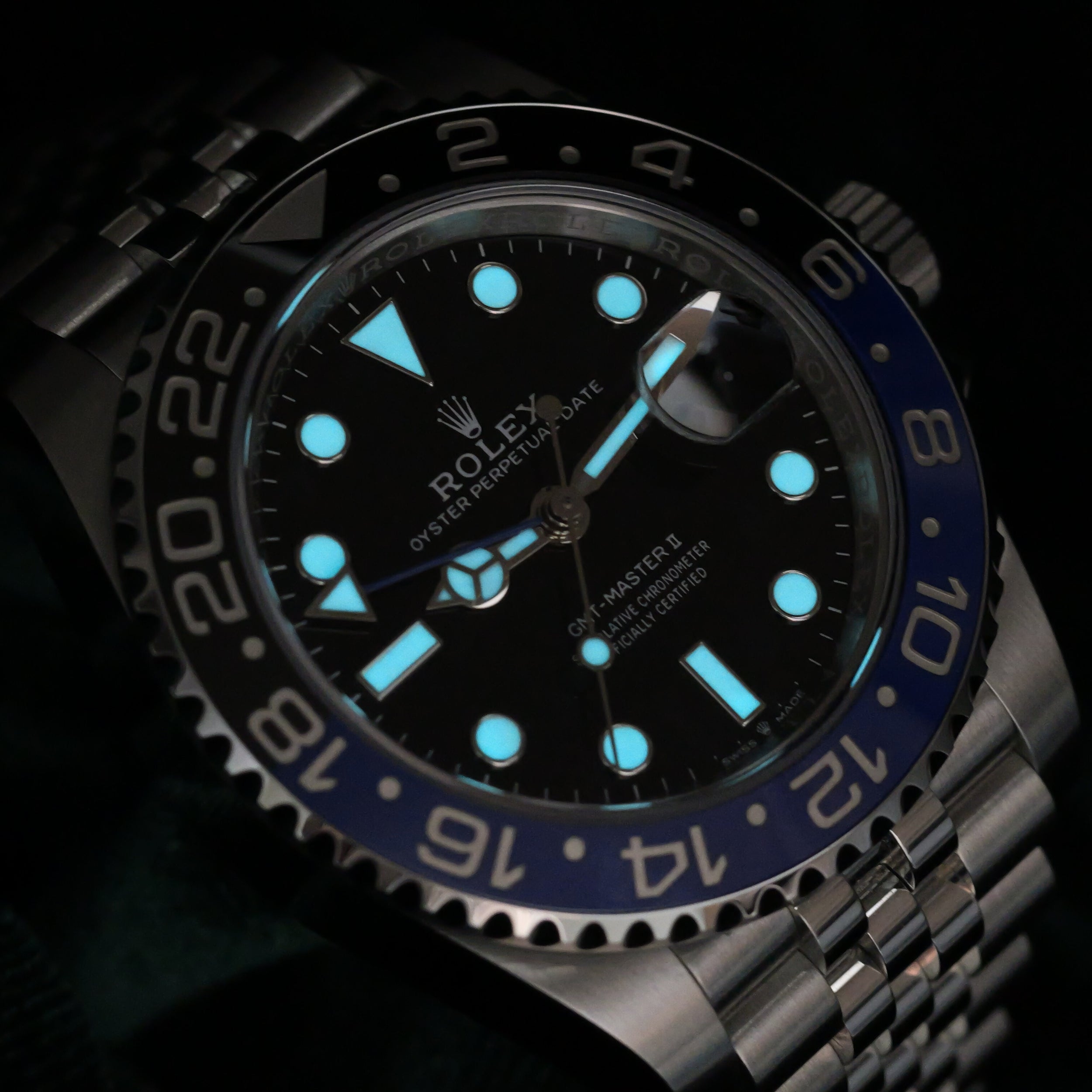 Rolex GMT Master II 126710BLNR-0002 Batgirl Jubilee 40mm Stainless Steel Blue And Black Ceramic
