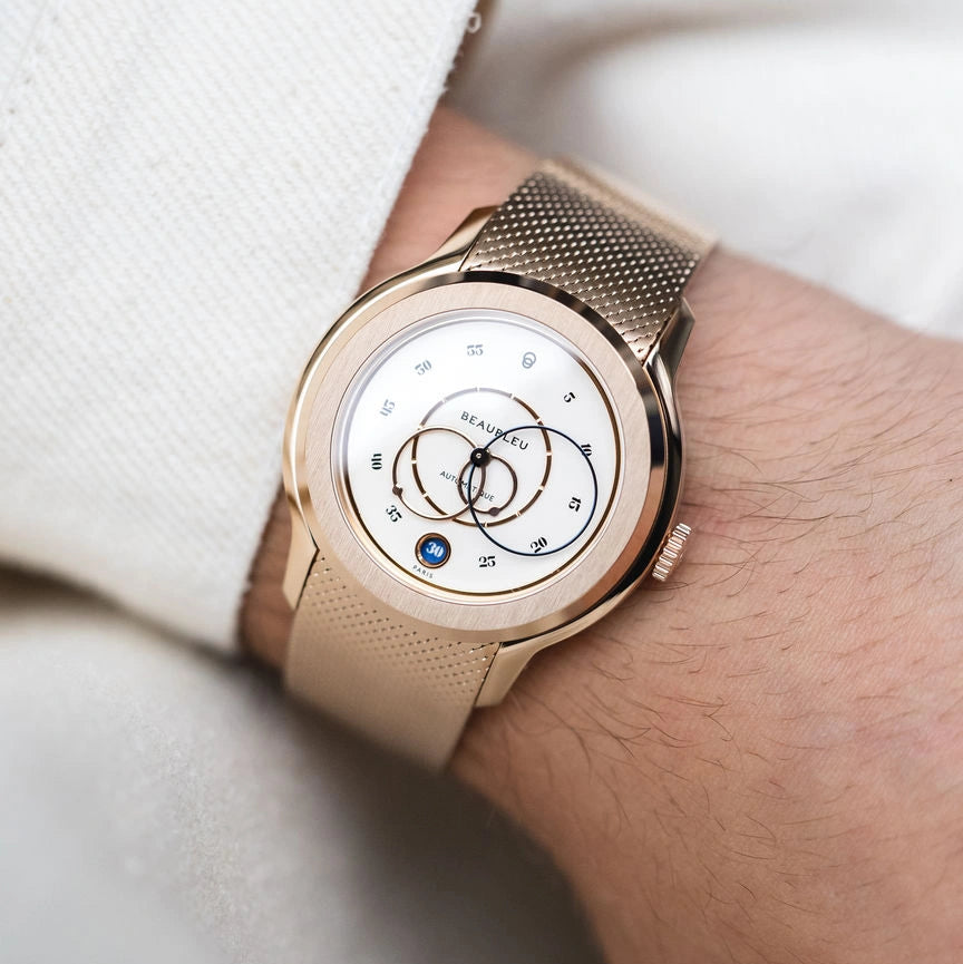 BEAUBLEU ECCE ECCE Lys - Rose Gold Steel Strap