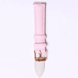 Tylor Italian Leather PINK with Rose gold buckle  - 18mm - Azzam Watches 