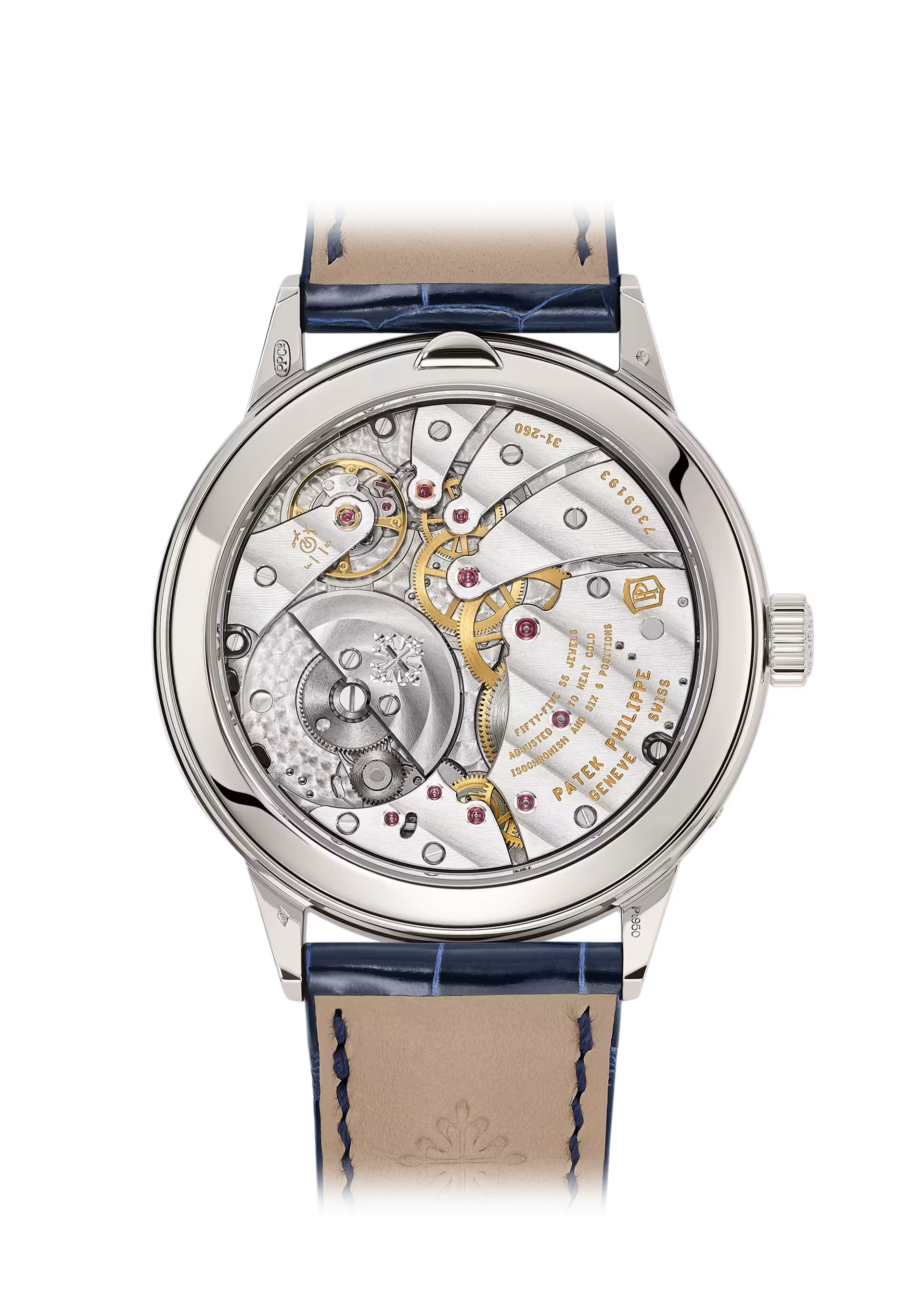 ساعة باتيك فيليب جراند كومبليكايشنز 5236P-001 ذات التقويم الدائم، مينا متدرج اللون الأزرق والأسود