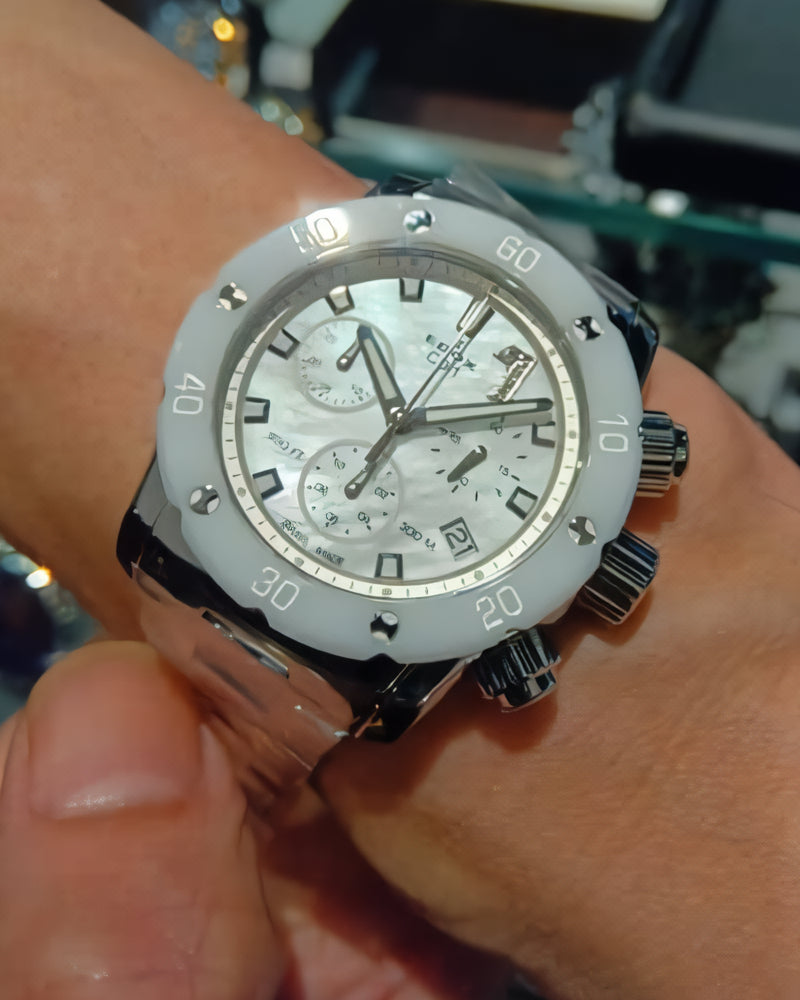 EDOX LADIES CO-1 CHRONOLADY QUARTZ WATCH