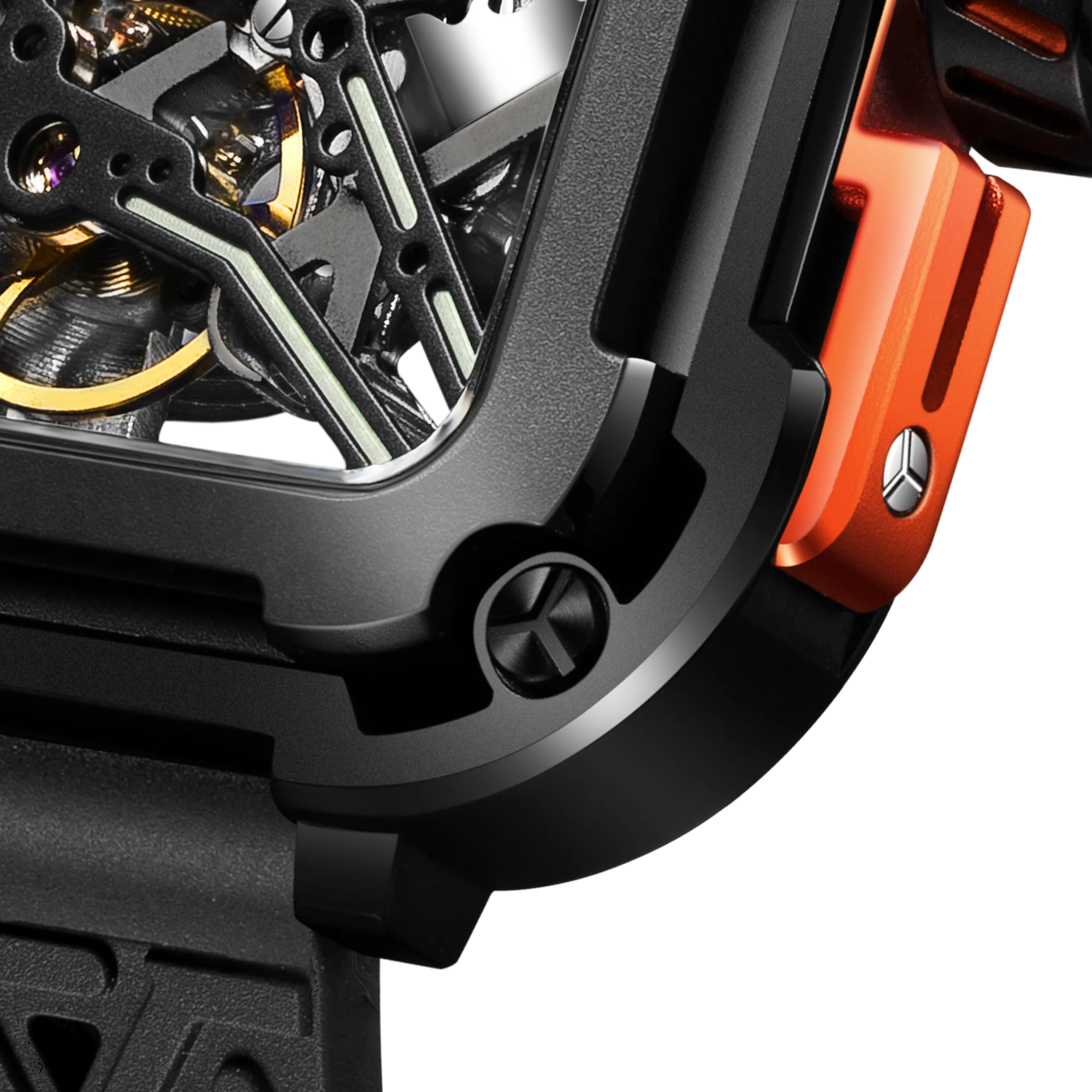 CIGA design MECHANICAL WATCH GORILLA Black+Orange