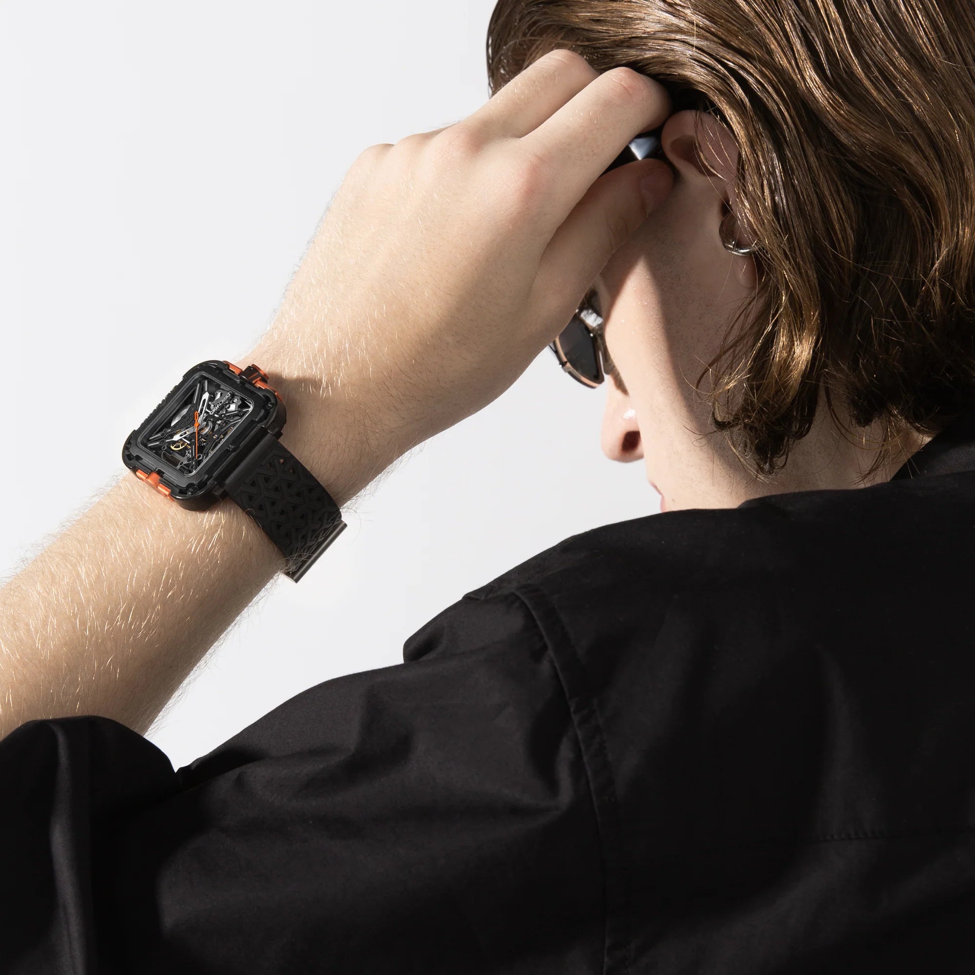 CIGA design MECHANICAL WATCH GORILLA Black+Orange