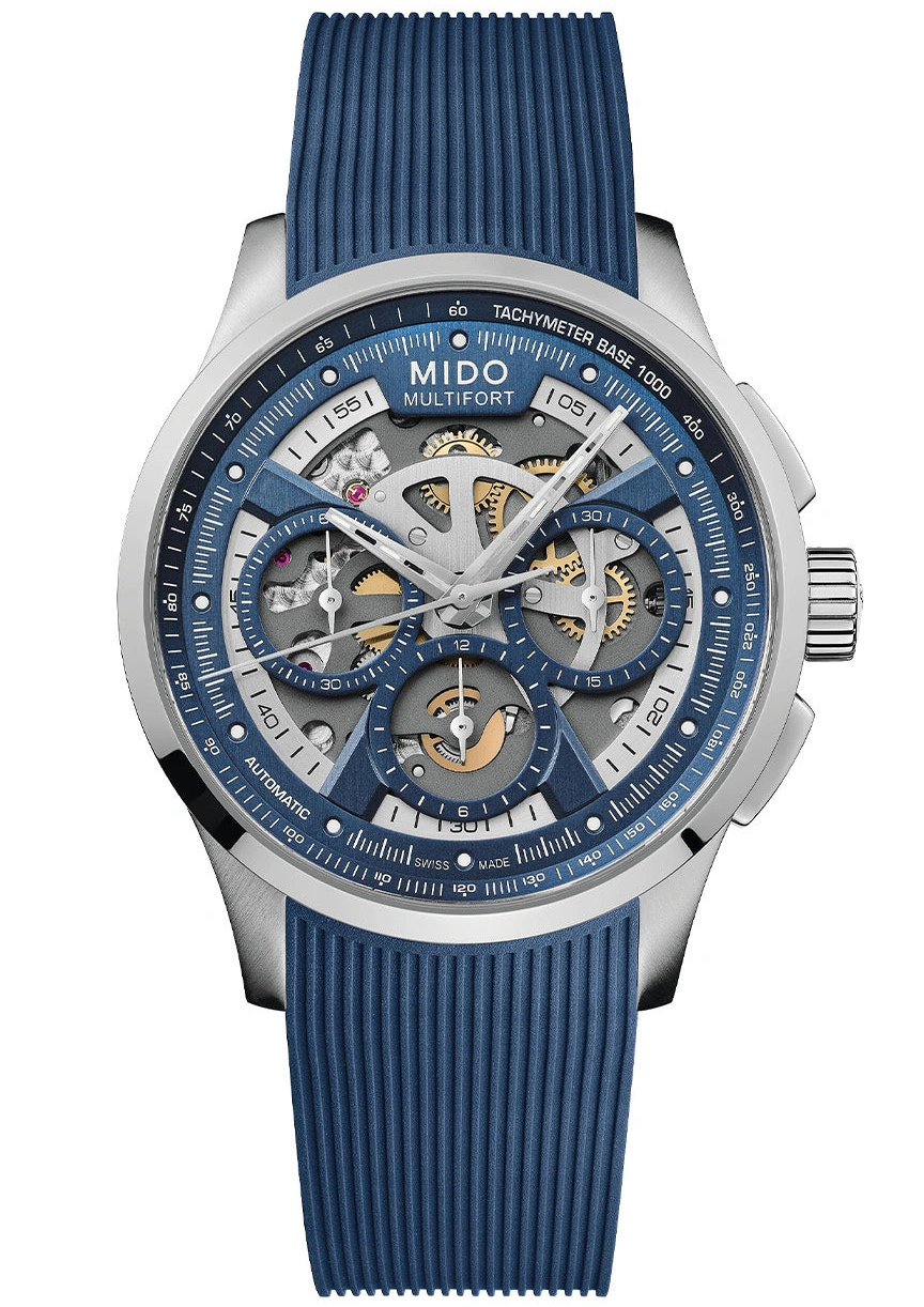 ساعة MIDO MULTIFORT Multifort Skeleton Chronograph