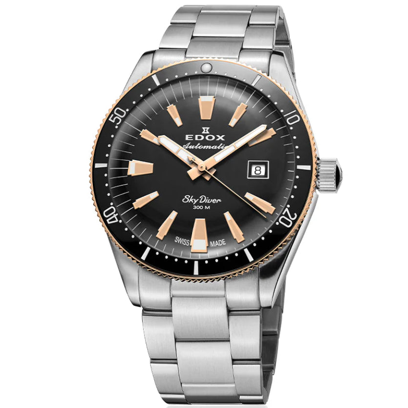 EDOX MEN'S SKYDIVER DATE AUTOMATIC LIMITED-EDITION WATCH