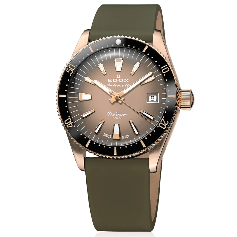 EDOX UNISEX SKYDIVER DATE AUTOMATIC SPECIAL-EDITION WATCH