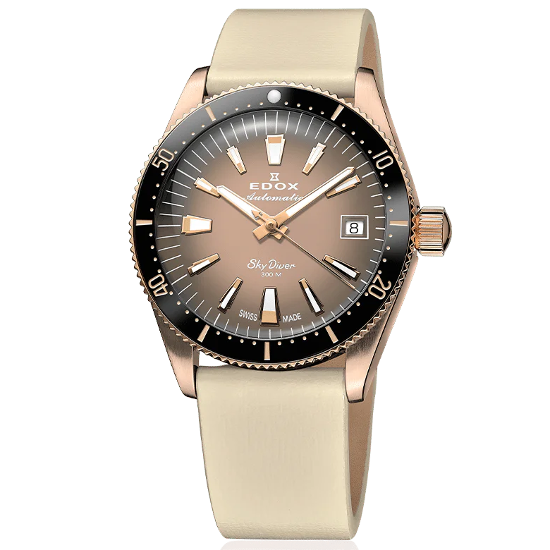 EDOX UNISEX SKYDIVER DATE AUTOMATIC SPECIAL-EDITION WATCH