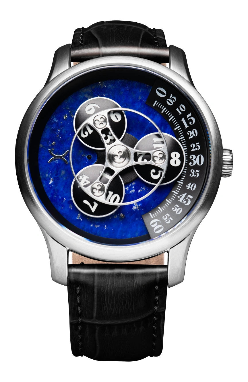 XERIC TRIPTYCH Triptych Automatic Wandering Hour Stone Edition Lapis Lazuli