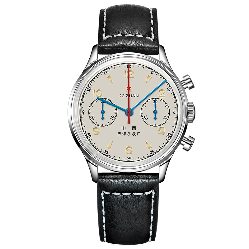 Seagull 1963 Chronograph Watch 70th Anniversary Reissue 37.3mm Sea-Gull