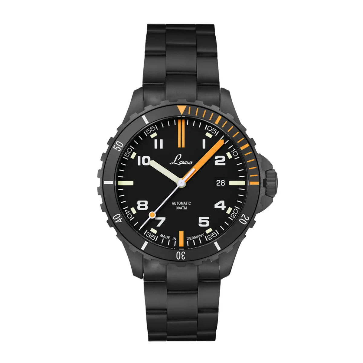 Sport Watches Mojave 42 Black DLC 862109.016 Laco