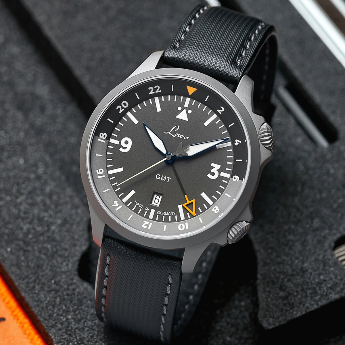 Pilot GMT Frankfurt GMT Schwarz 862120.2 Laco