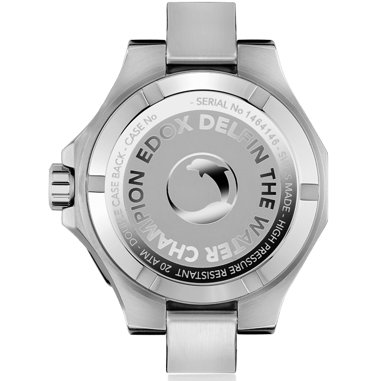 EDOX MEN'S DELFIN THE ORIGINAL DAY-DATE AUTOMATIC WATCH