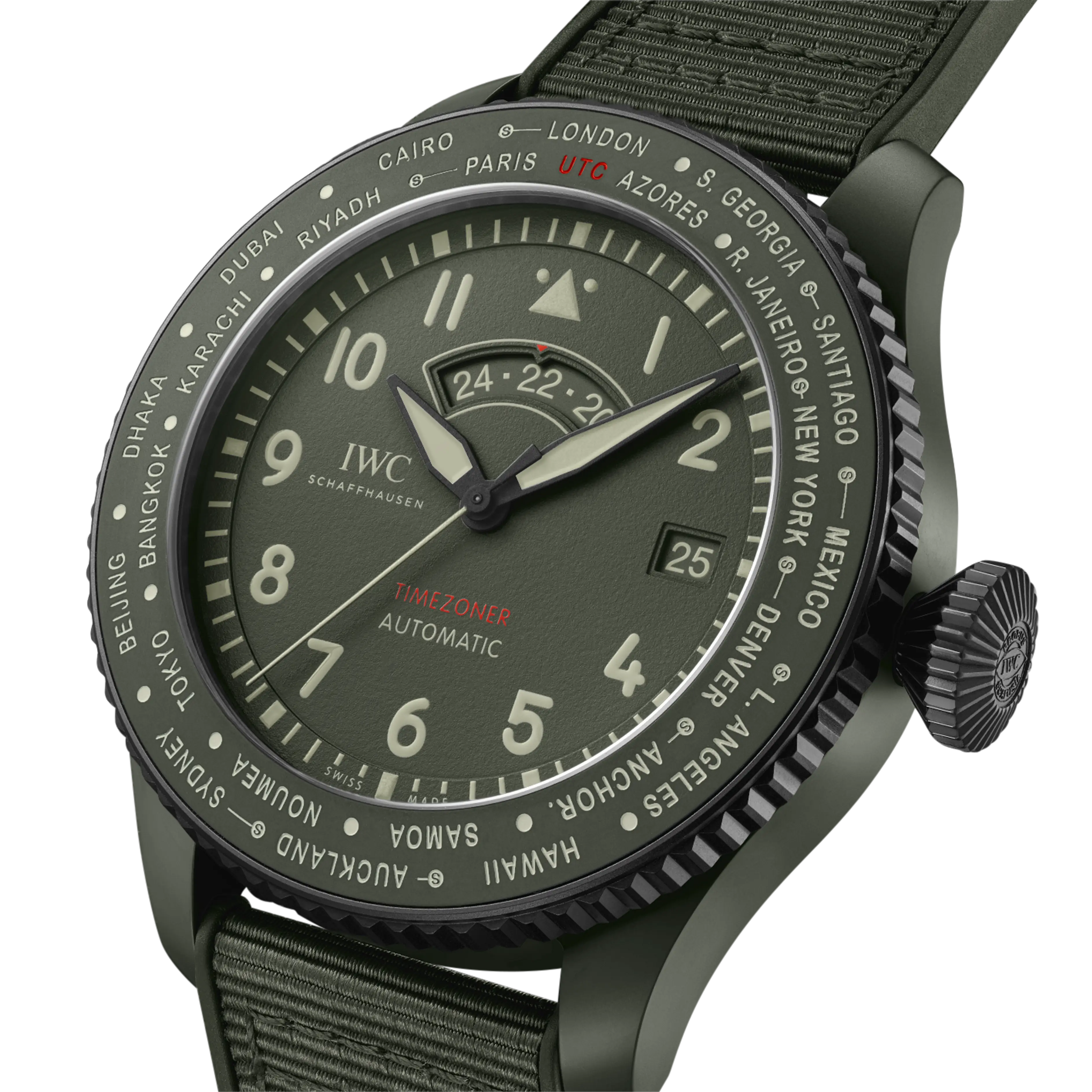 Pilot’s Watch Timezoner TOP GUN Woodland IWC