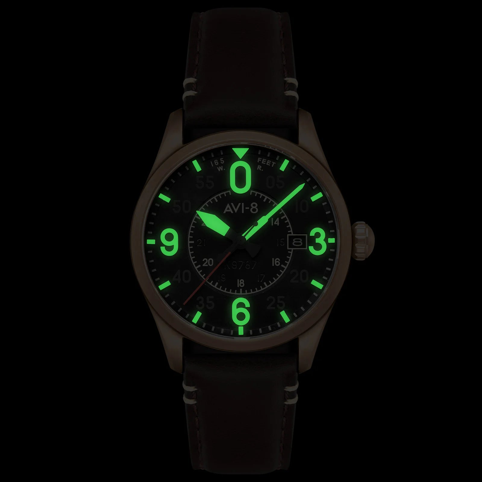 Spitfire Smith Automatic Distressed Black AV-4090-06 Avi-8