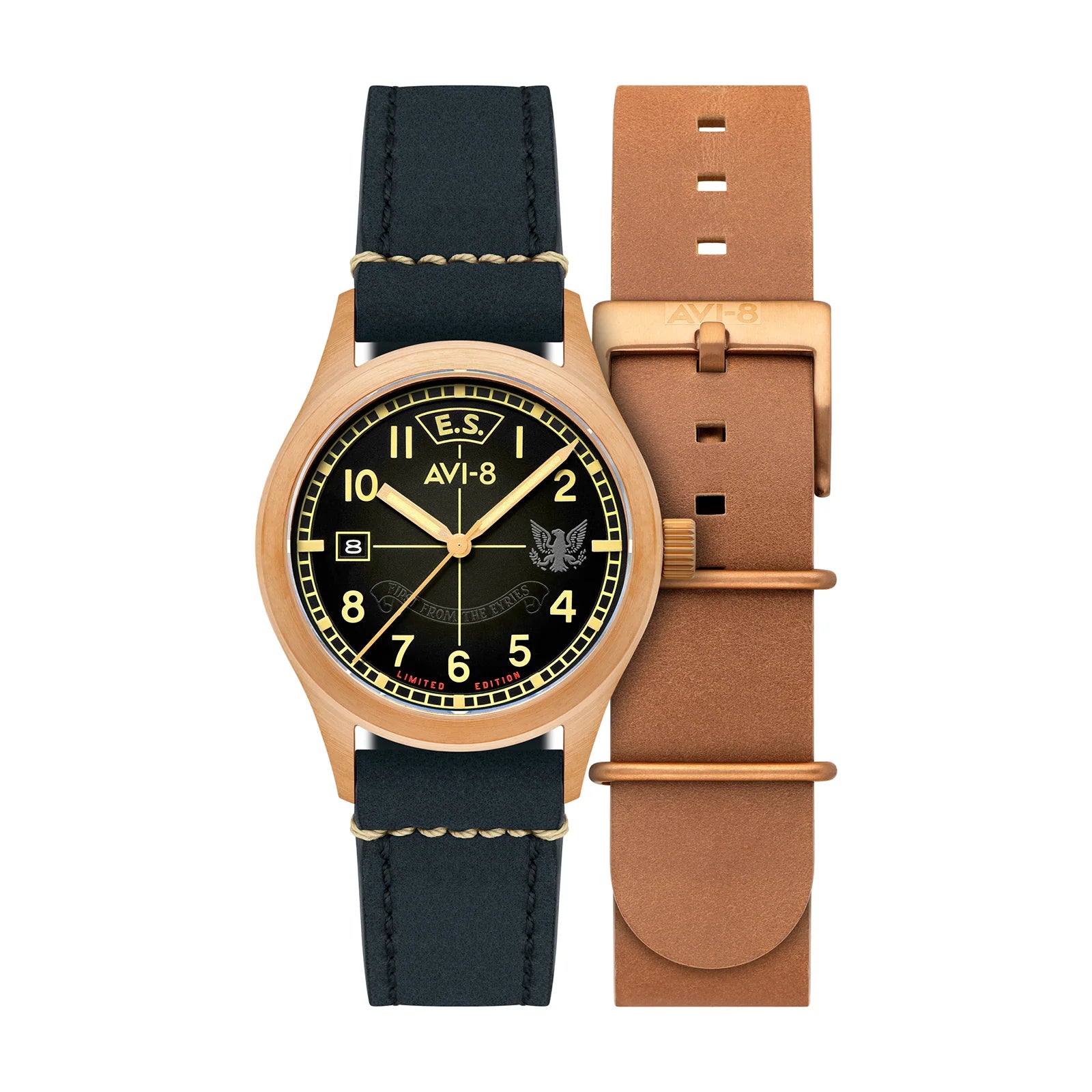 Flyboy Eagle Squadron Bronze Automatic - 85th Anniversary AV-4145-01 Avi-8