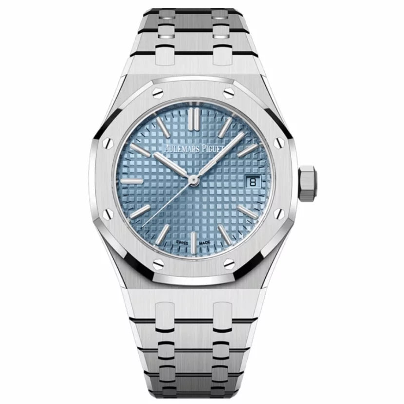 Audemars Piguet 15550ST.OO.1356ST.08 Royal Oak Selfwinding Ice Blue Dial 37mm Unisex Watch