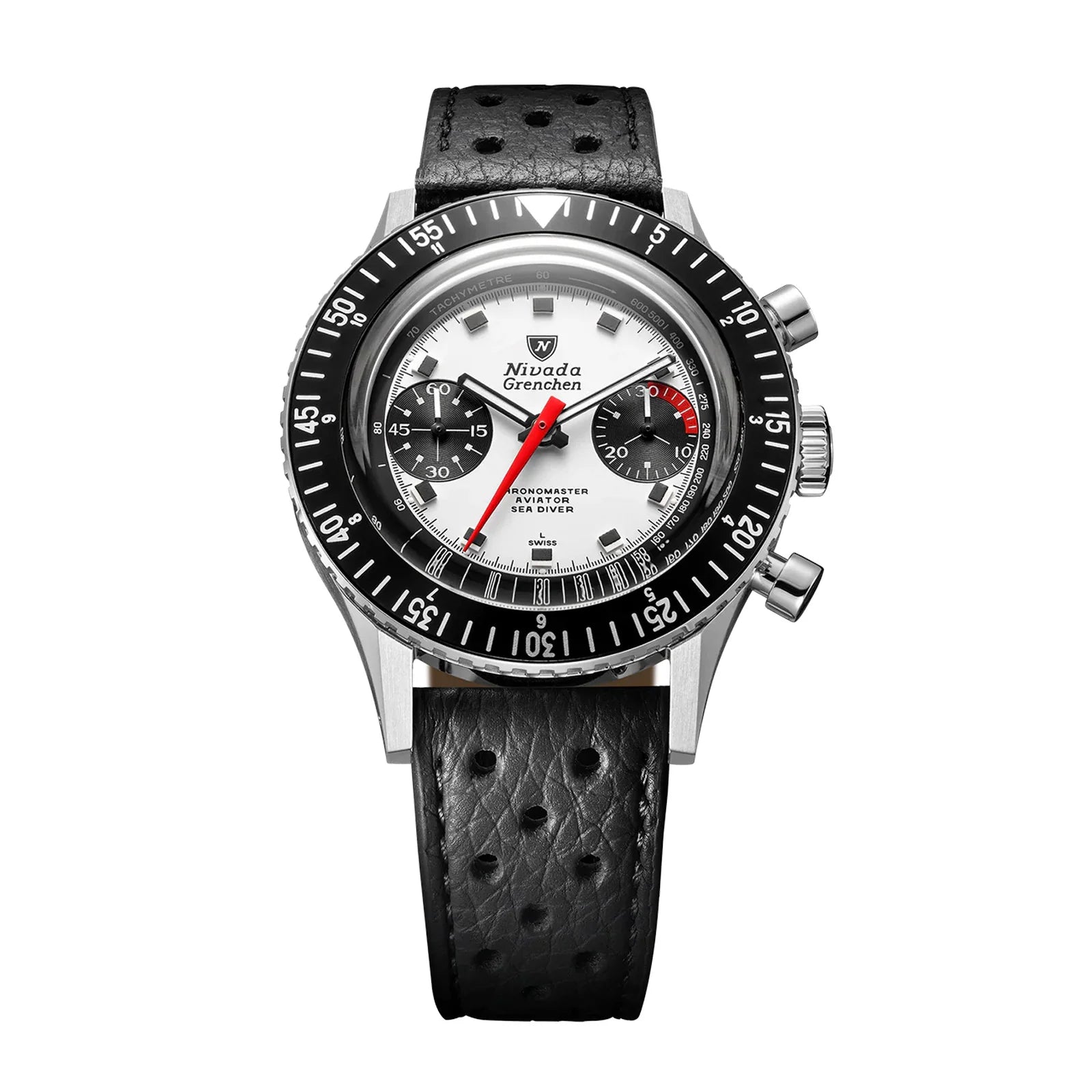 Chronomaster Panda - 38mm 86054M Nivada Grenchen