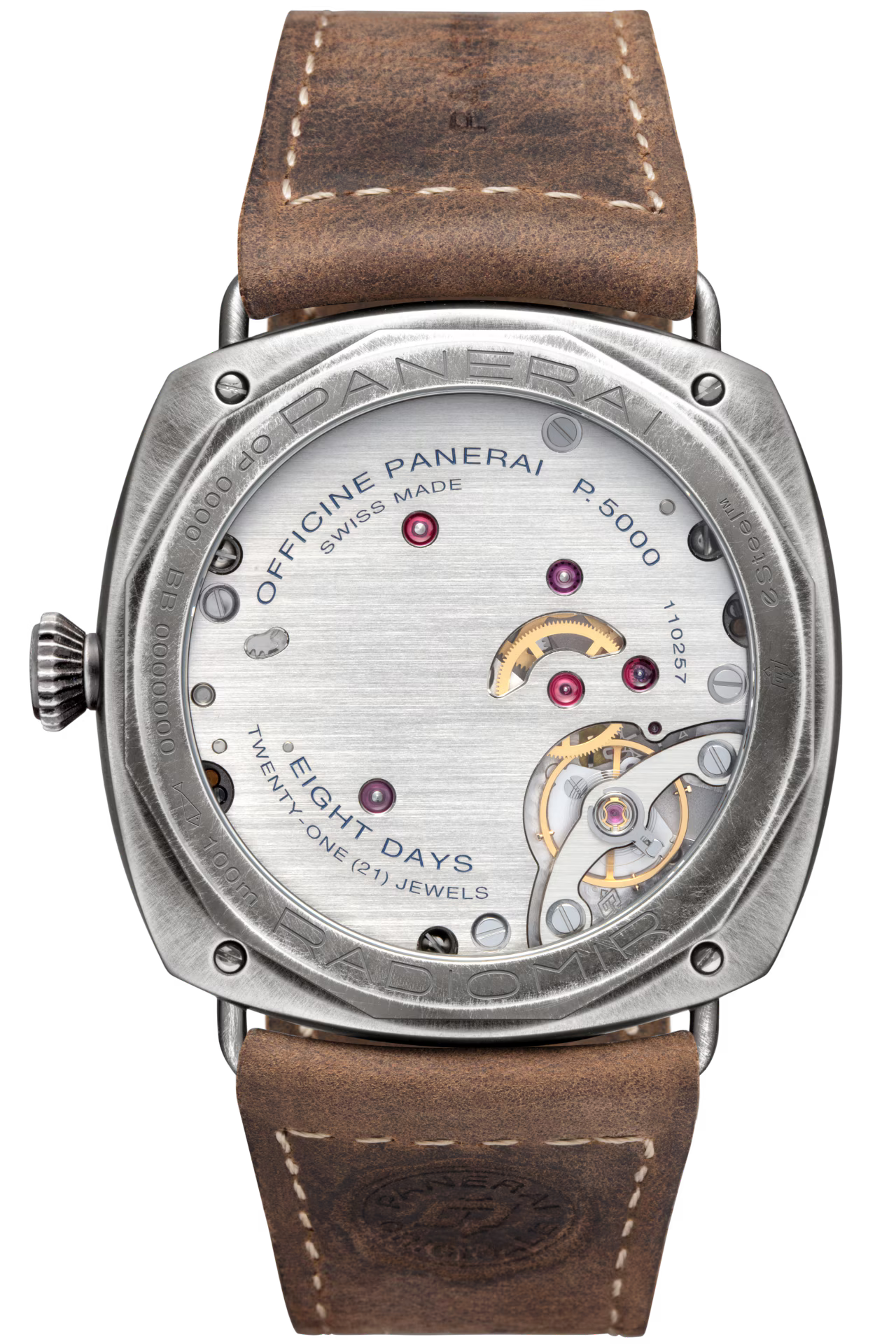 Radiomir 8 Giorni 45mm, Steel with PVD coating PAM01347
